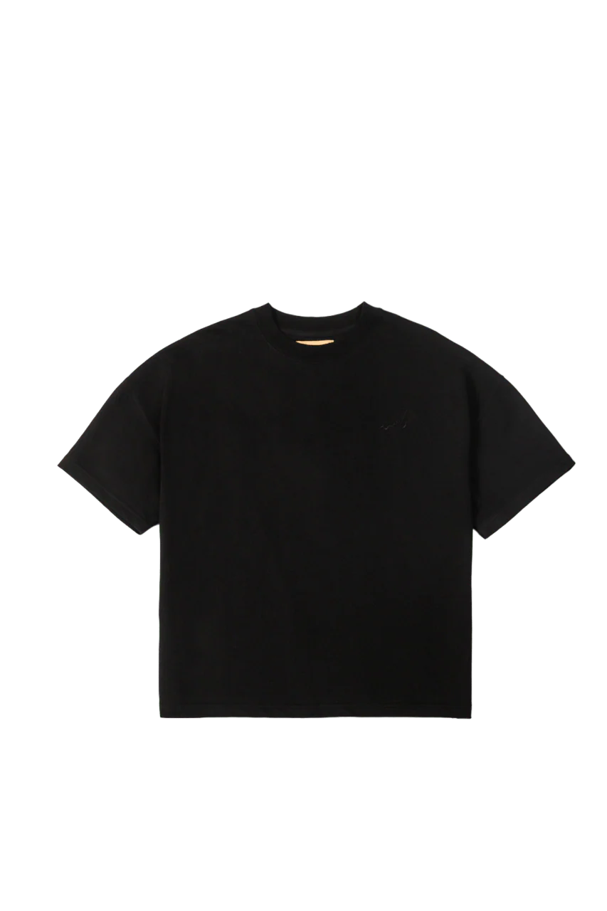 Embroidered black made in PAK T-shirt (V1) - Image 3