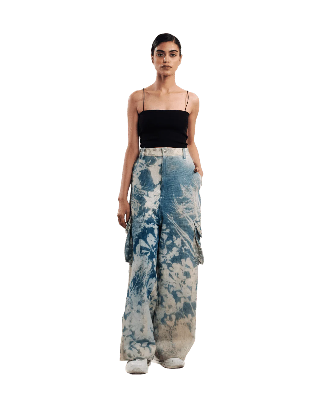 "Grandmas garden" printed trousers - Image 5