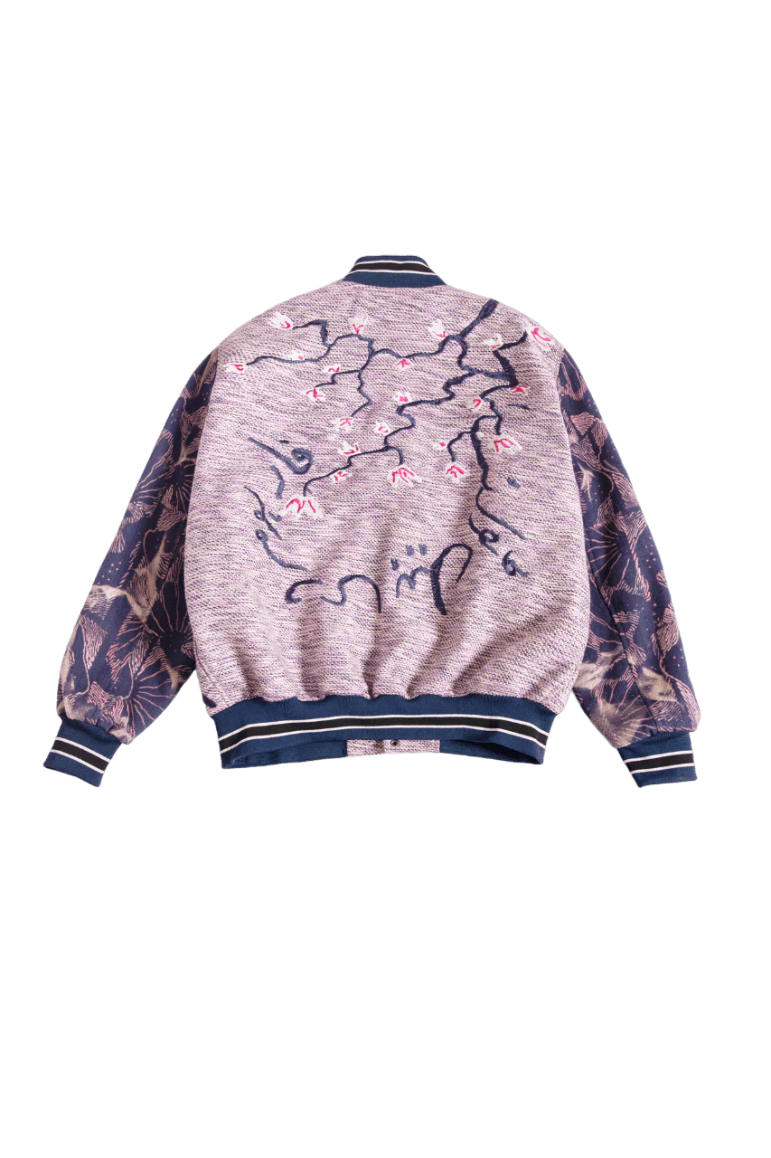 "The botanist" hand-embroidered varsity jacket - Image 6
