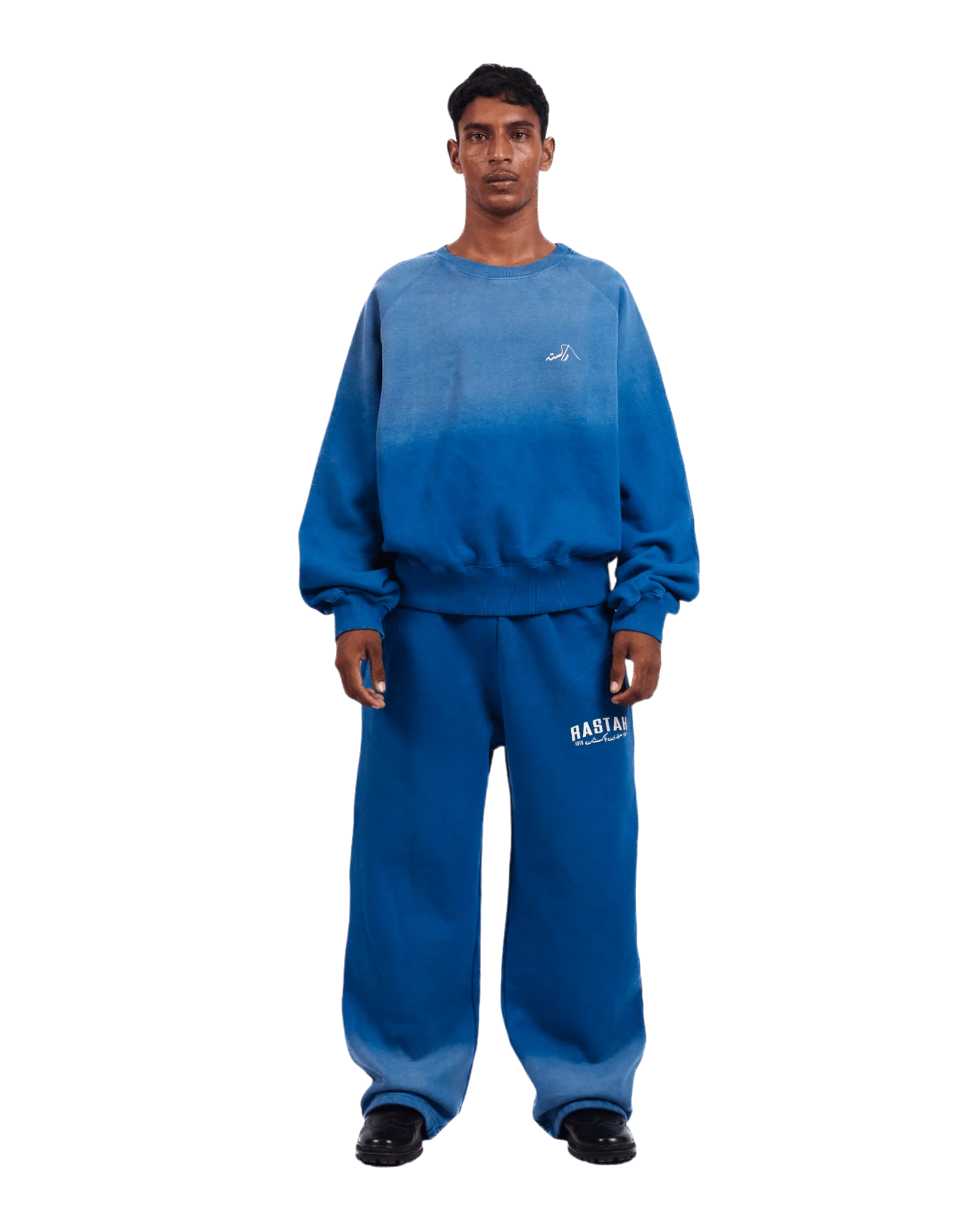 Faded blue logo sweatshirt (V2) - Image 4