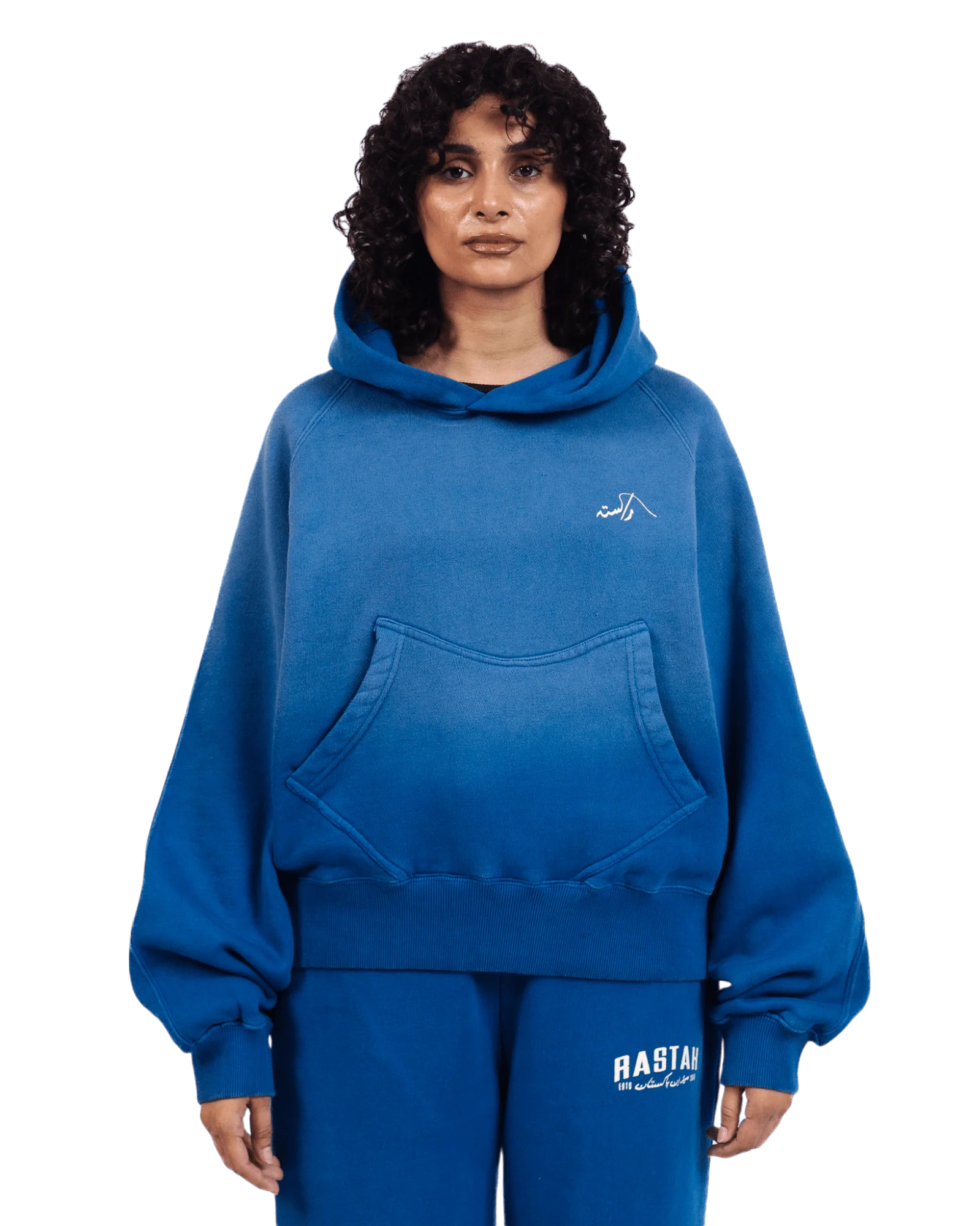 Faded blue made in PAK hoodie (V3) - Image 3