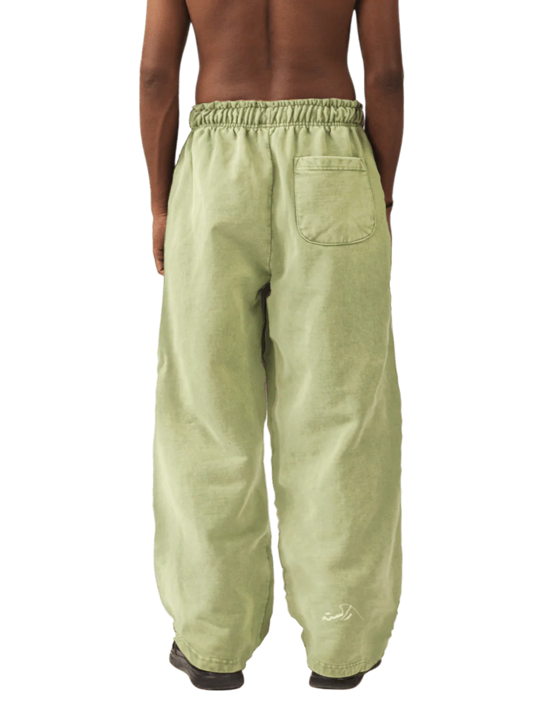 Faded matcha stone wash made in PAK sweatpants (V5) - Image 5