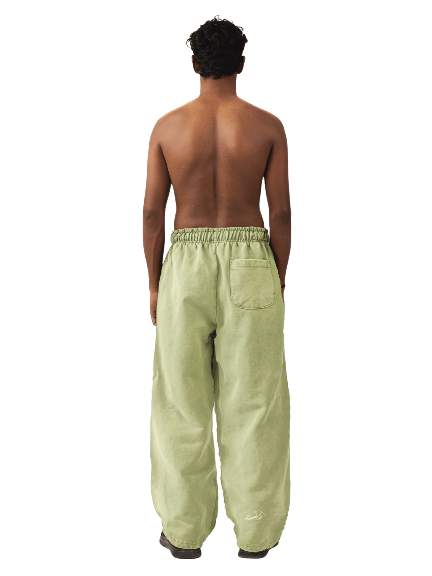 Faded matcha stone wash made in PAK sweatpants (V5) - Image 6