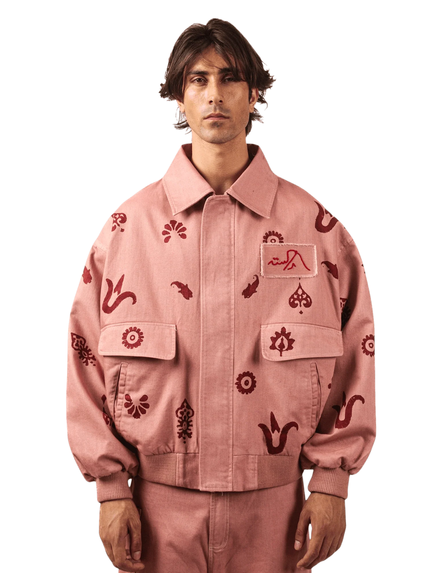 Falaknuma pink bomber jacket - Image 2