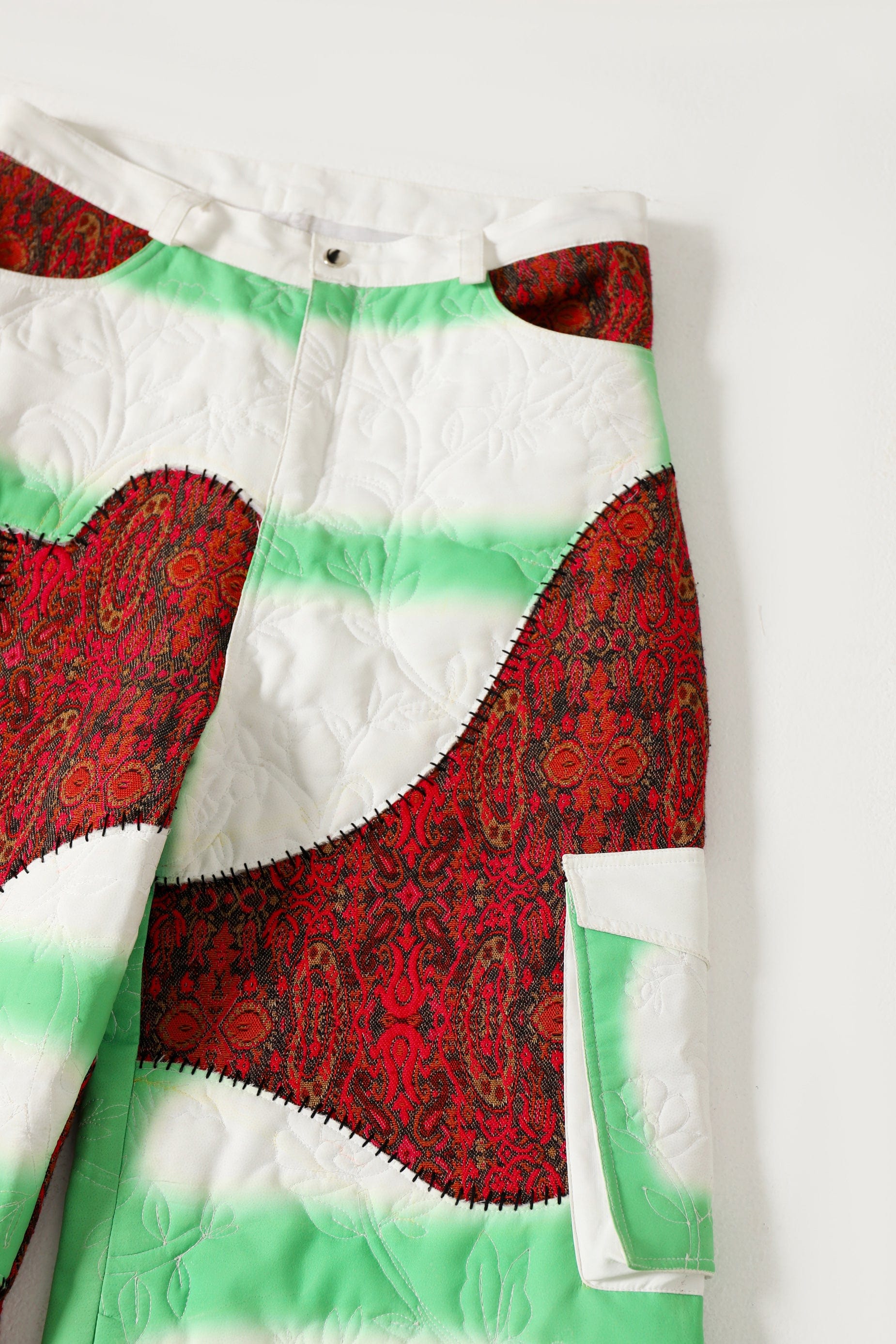"Cloudy love" quilted trousers - Image 3