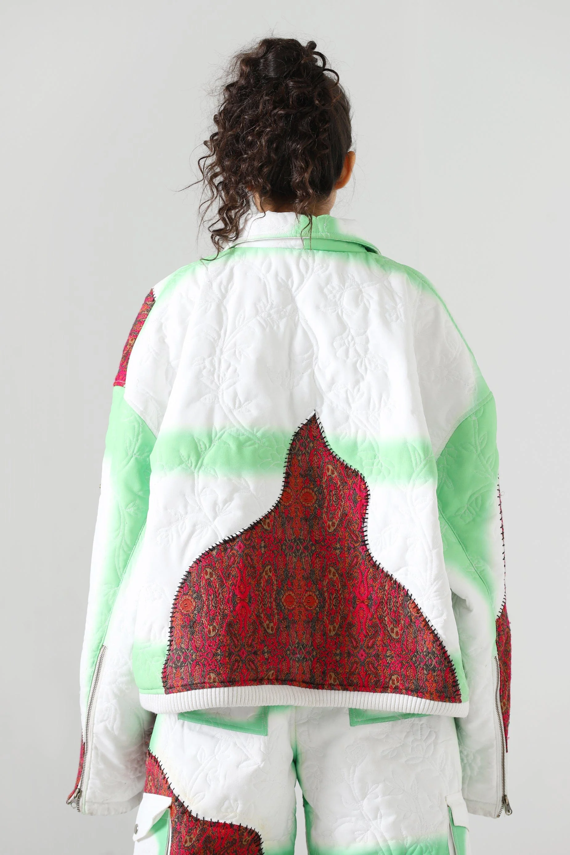 "Cloudy love" quilted jacket - Image 7