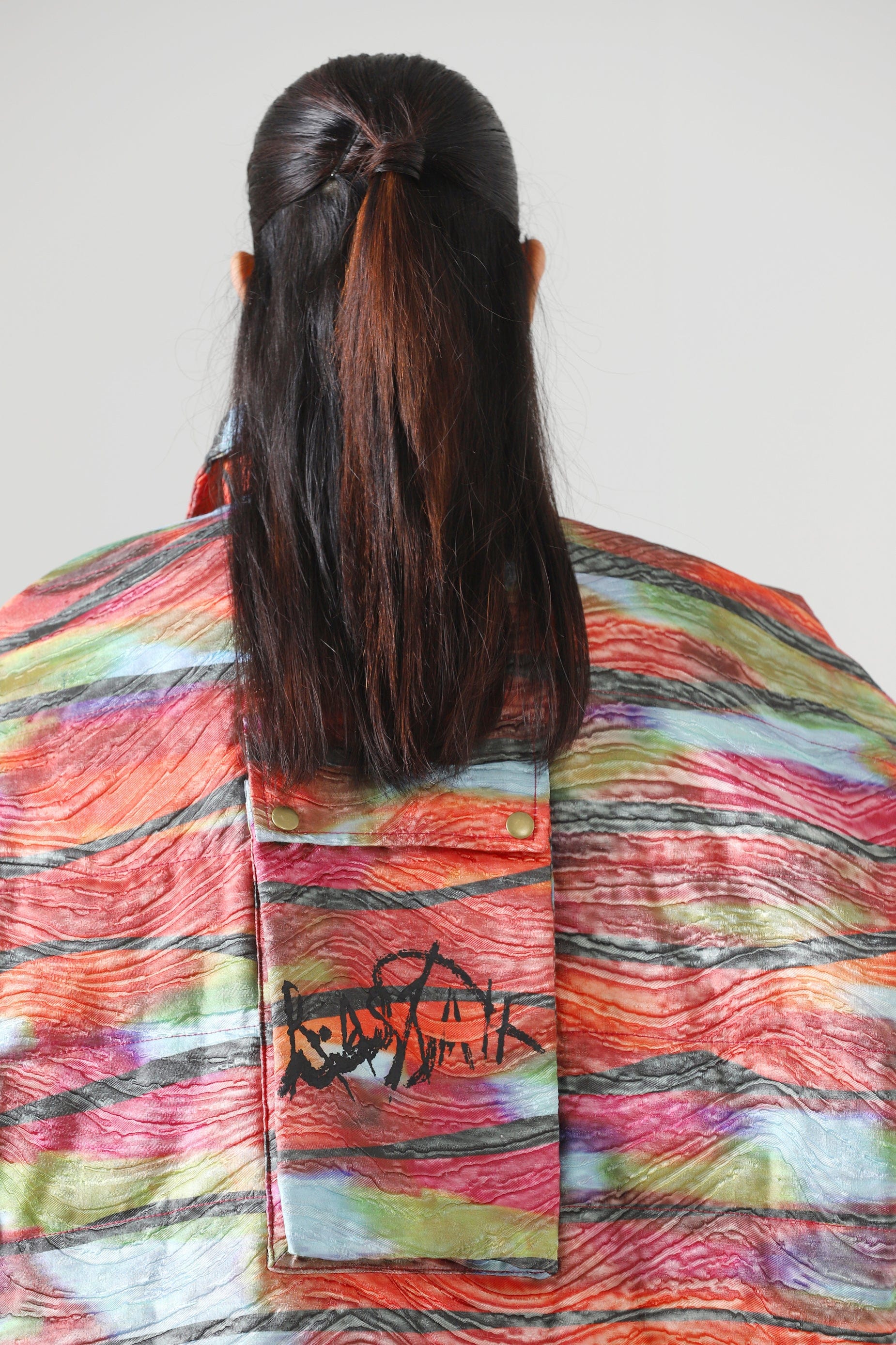 "Waves of love" quilted bomber - Image 11