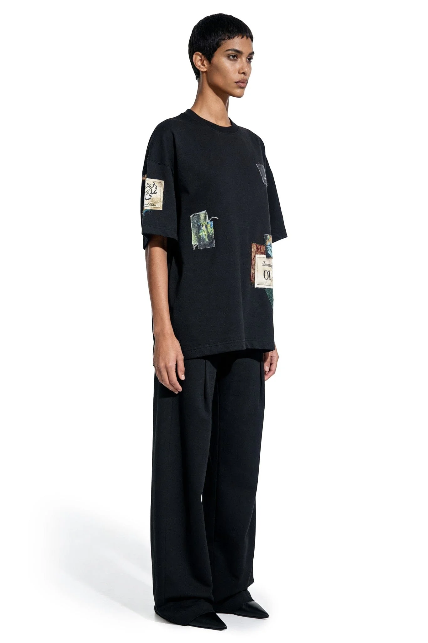 Friends & family patchwork T-shirt - Image 10