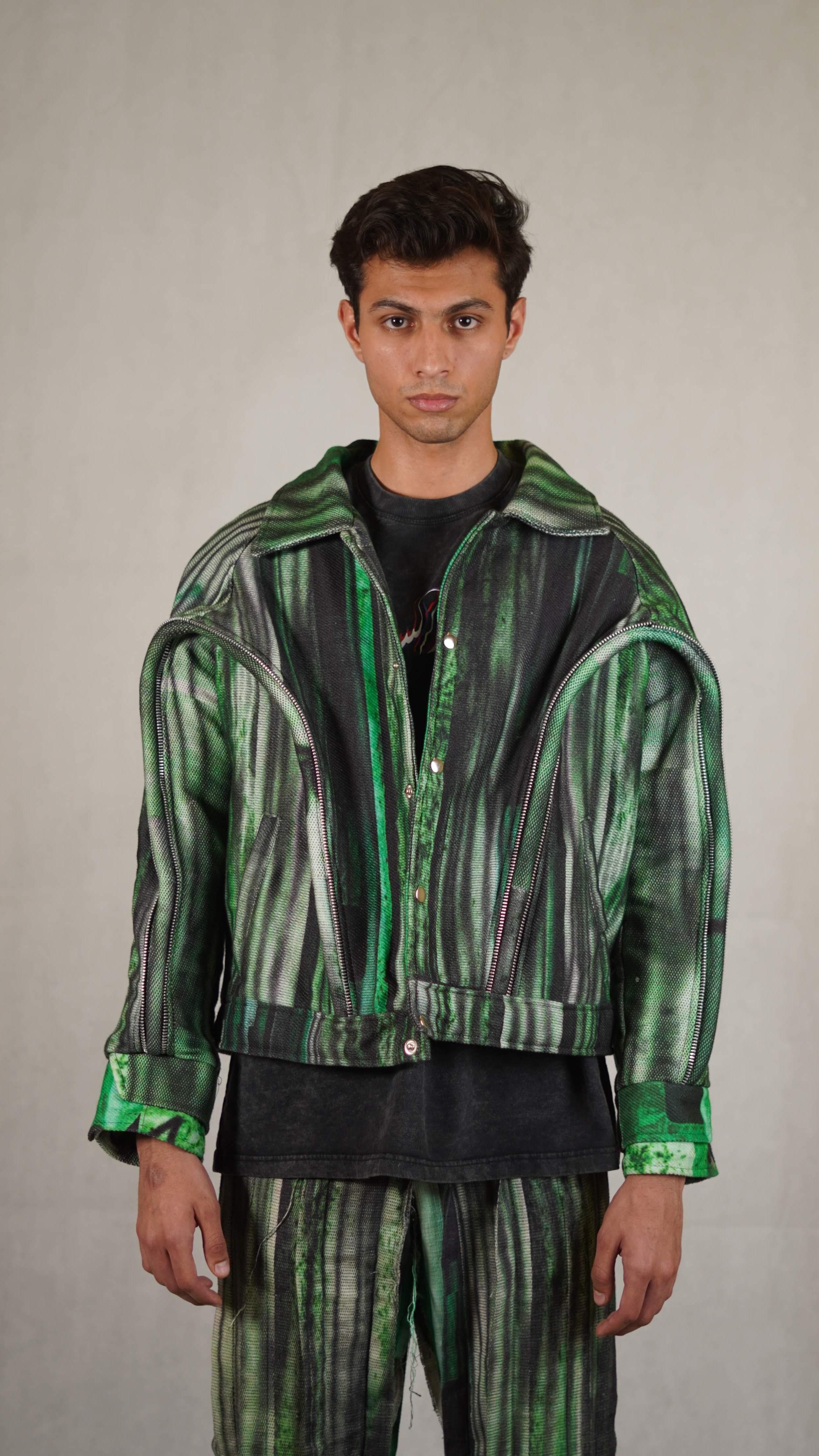 Viper print tube jacket - Image 3