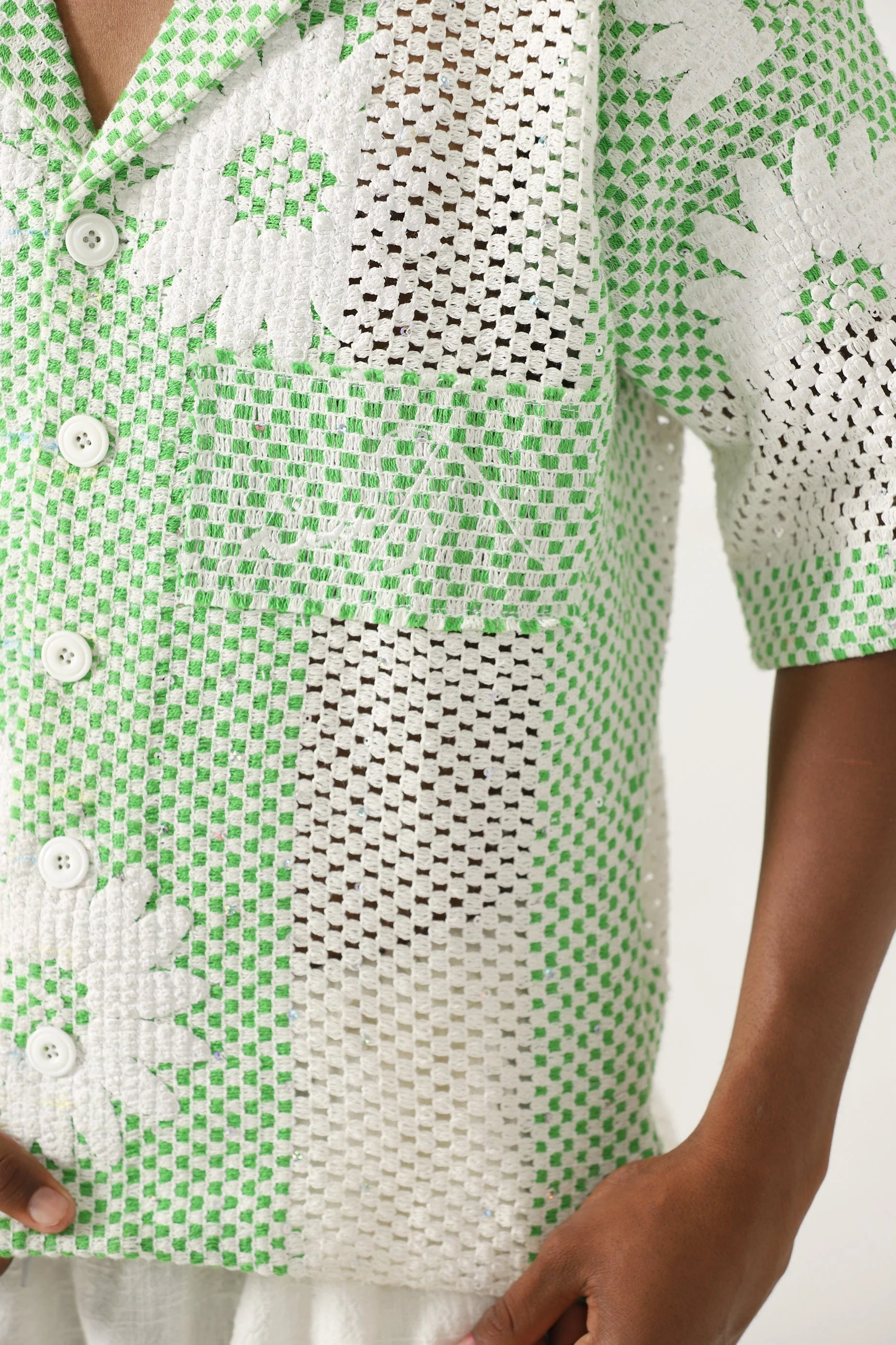 "Bahaar" puff print button-down - Image 11