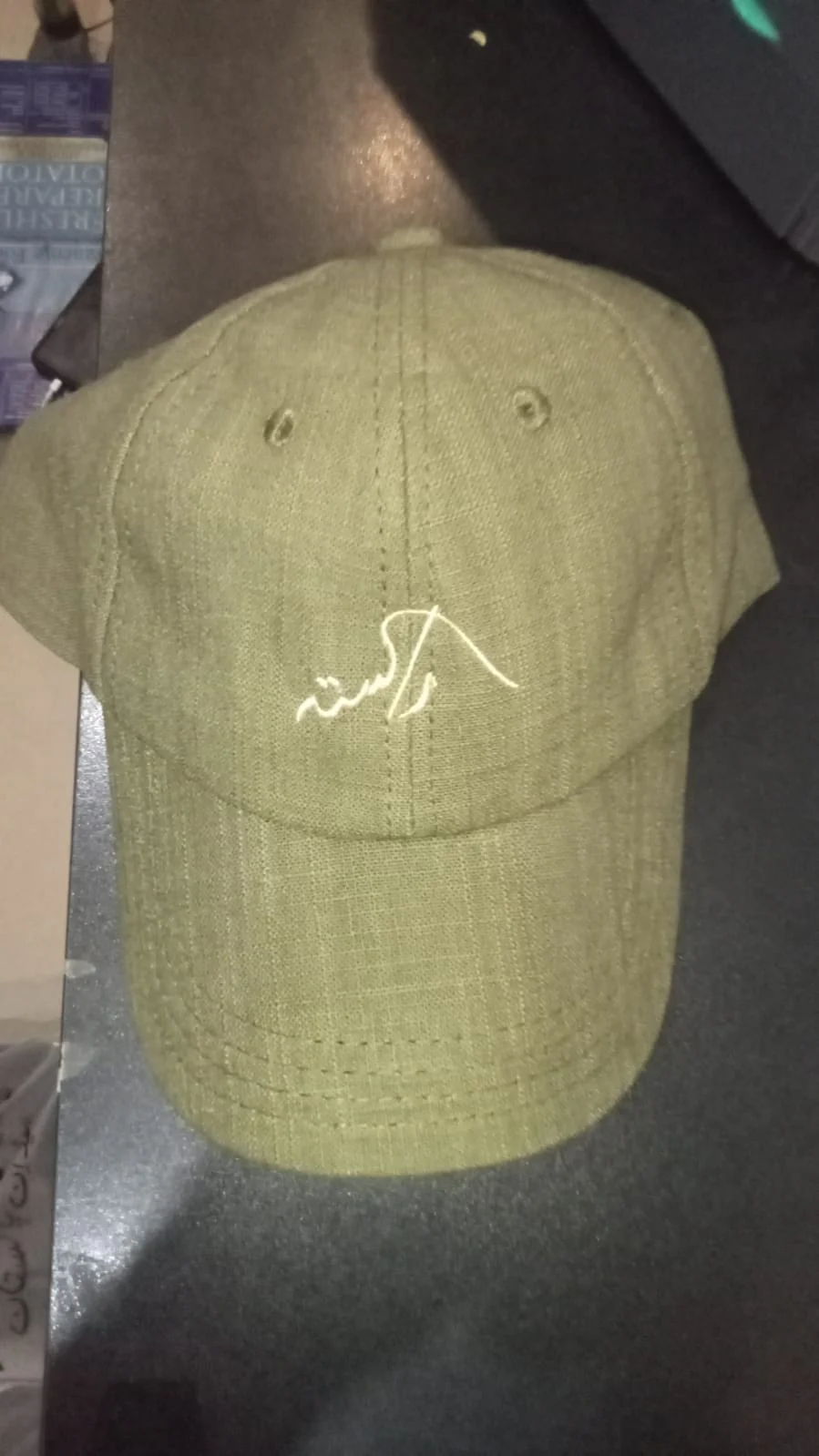 GREEN KHADDAR CAP