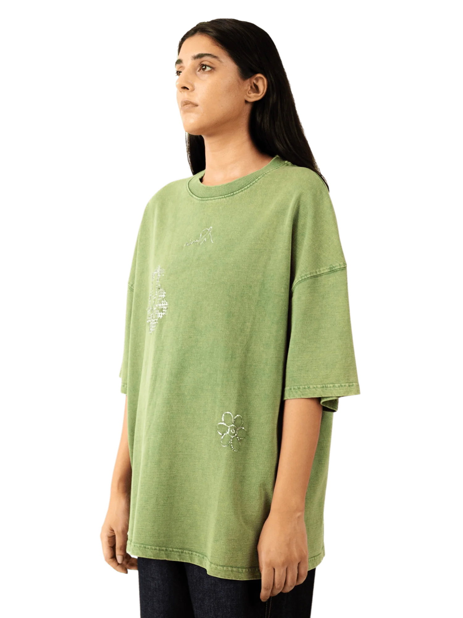 Green mirage T-shirt - Image 11