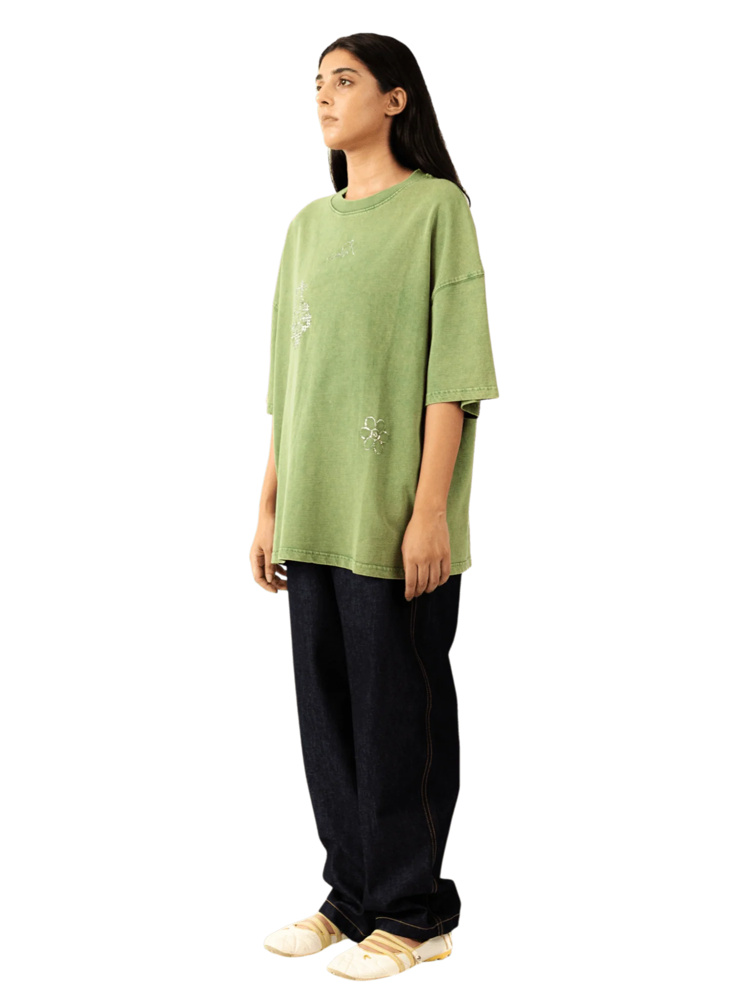 Green mirage T-shirt - Image 12