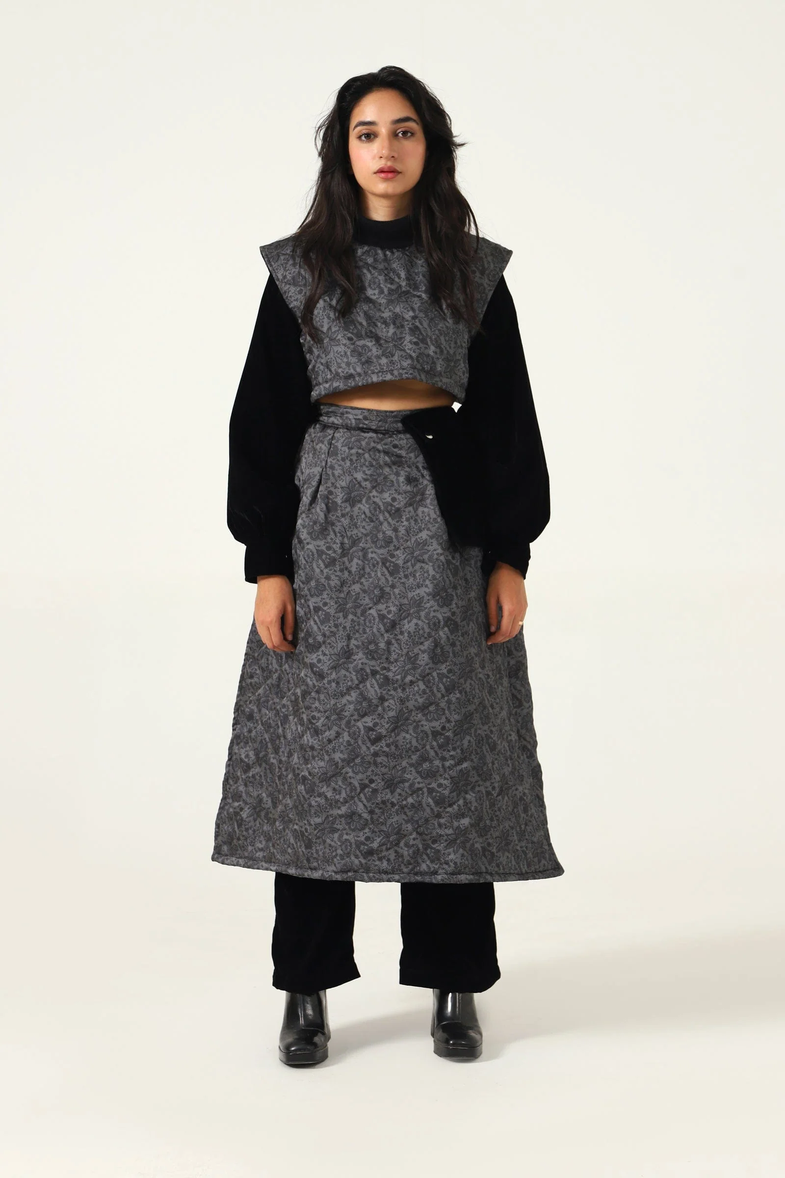 Quilted satin top - Image 3
