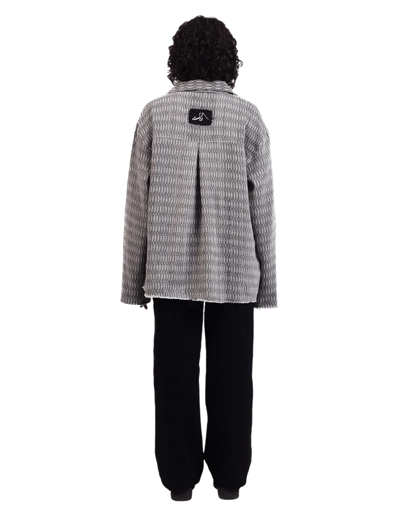 Grey dobby weave button-down - Image 13