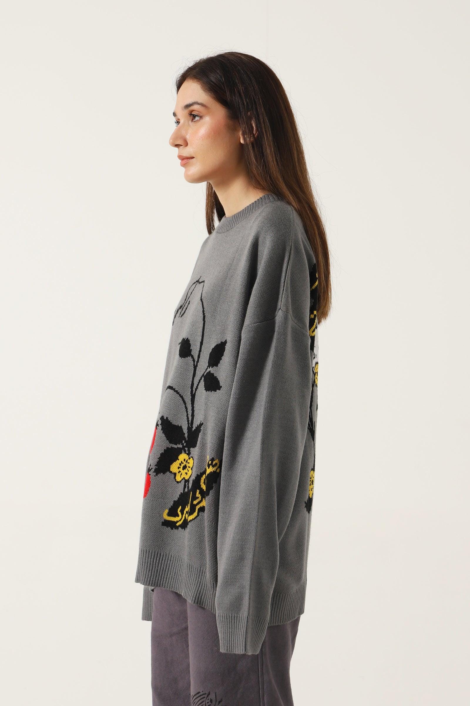 "Bergman" jacquard knit sweater - Image 8