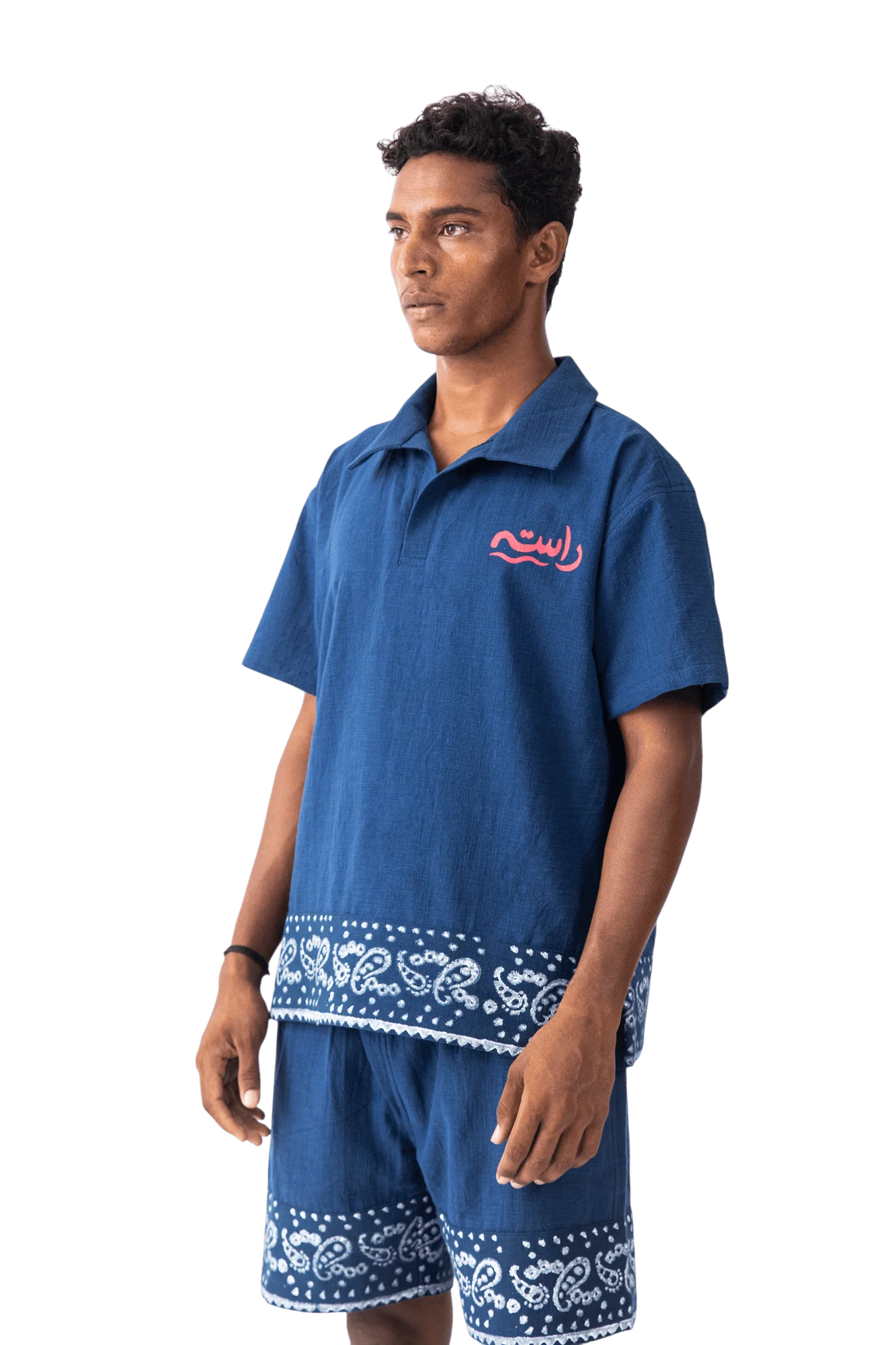 Gul-E-Neelam block print polo - Image 6