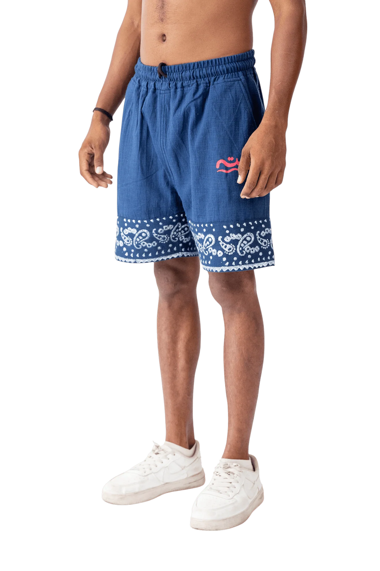 Gul-E-Neelam block print shorts - Image 5