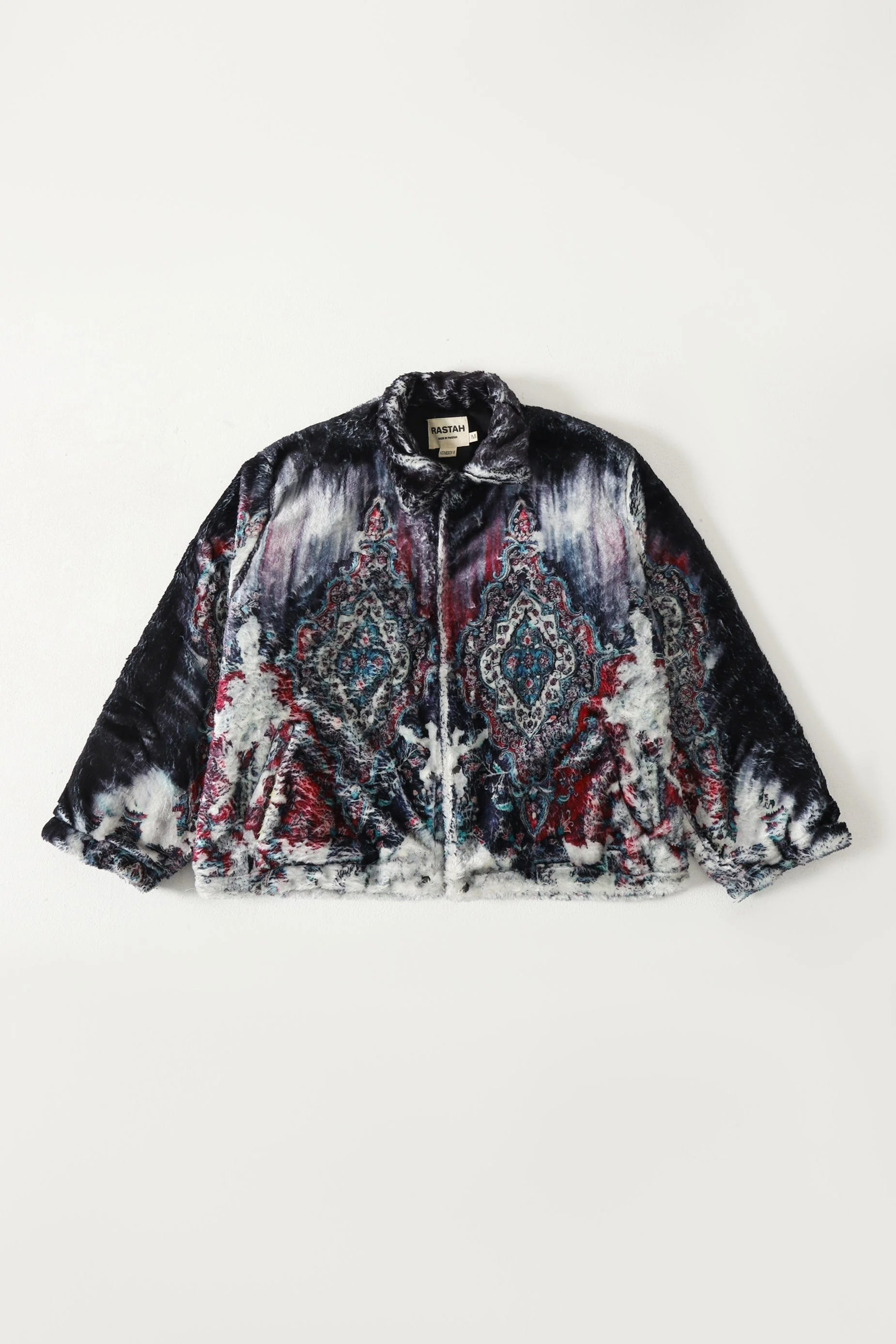 Distorted carpet print jacket - Image 5