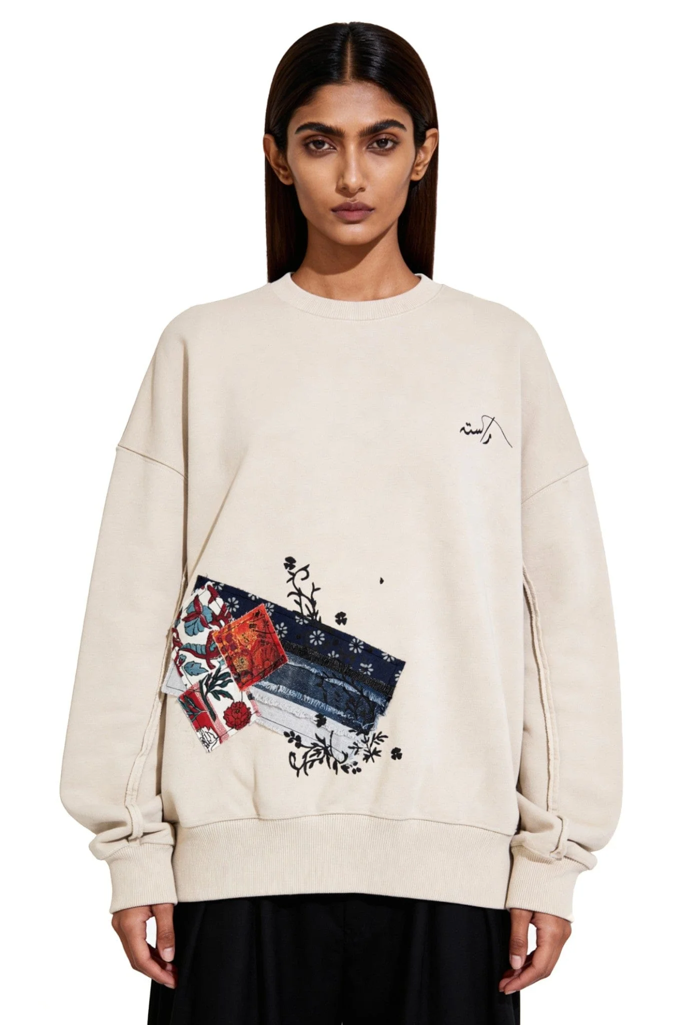 Heirloom patchwork sweatshirt - Image 7