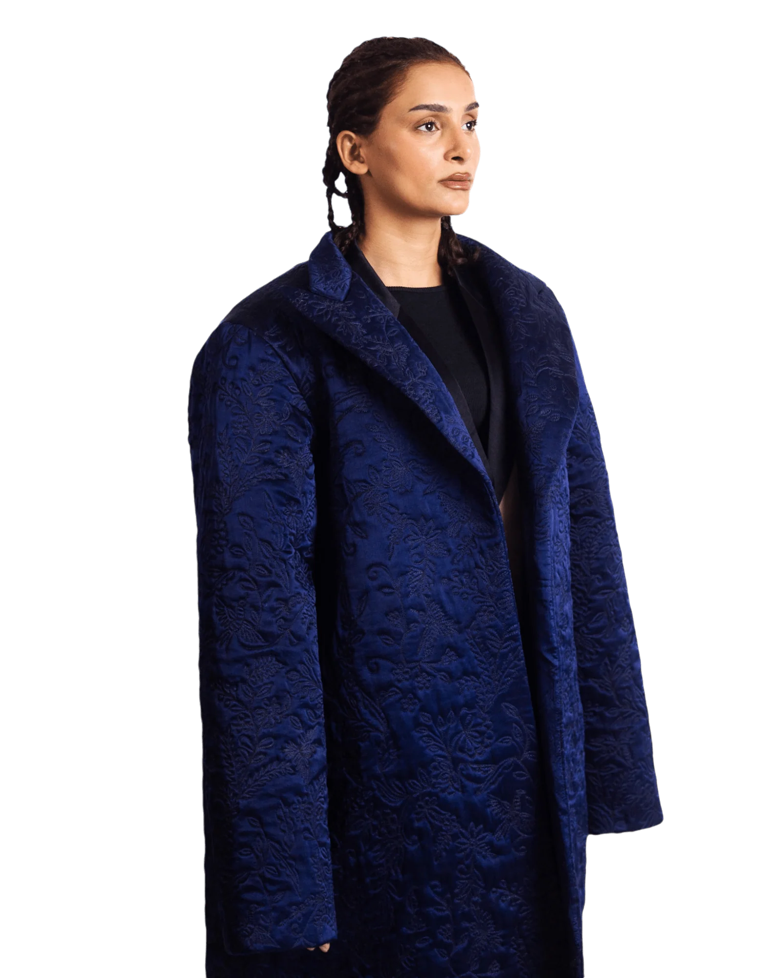 "Her majesty" quilted long coat - Image 10