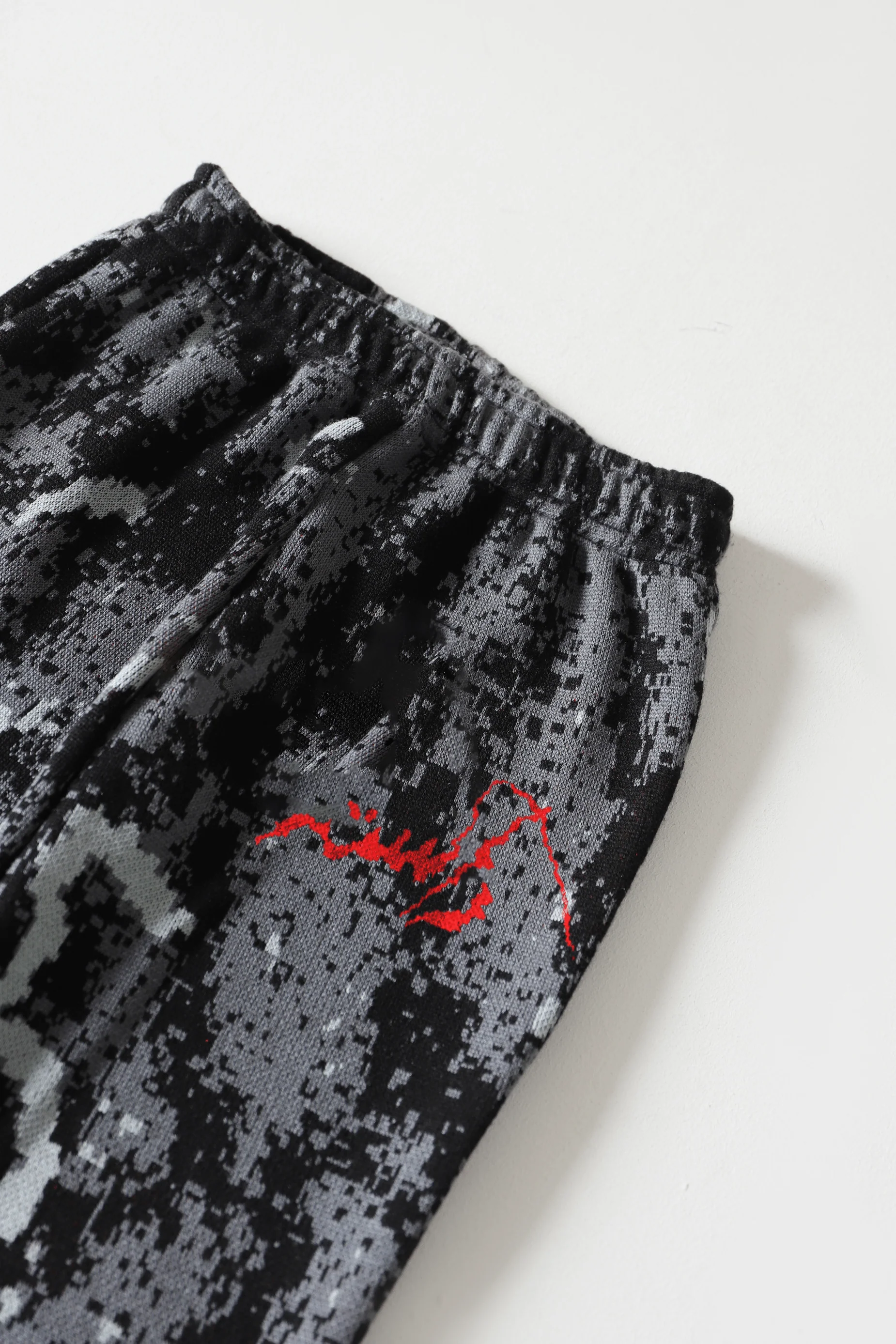 "Shadows" jacquard knit sweatpants - Image 3
