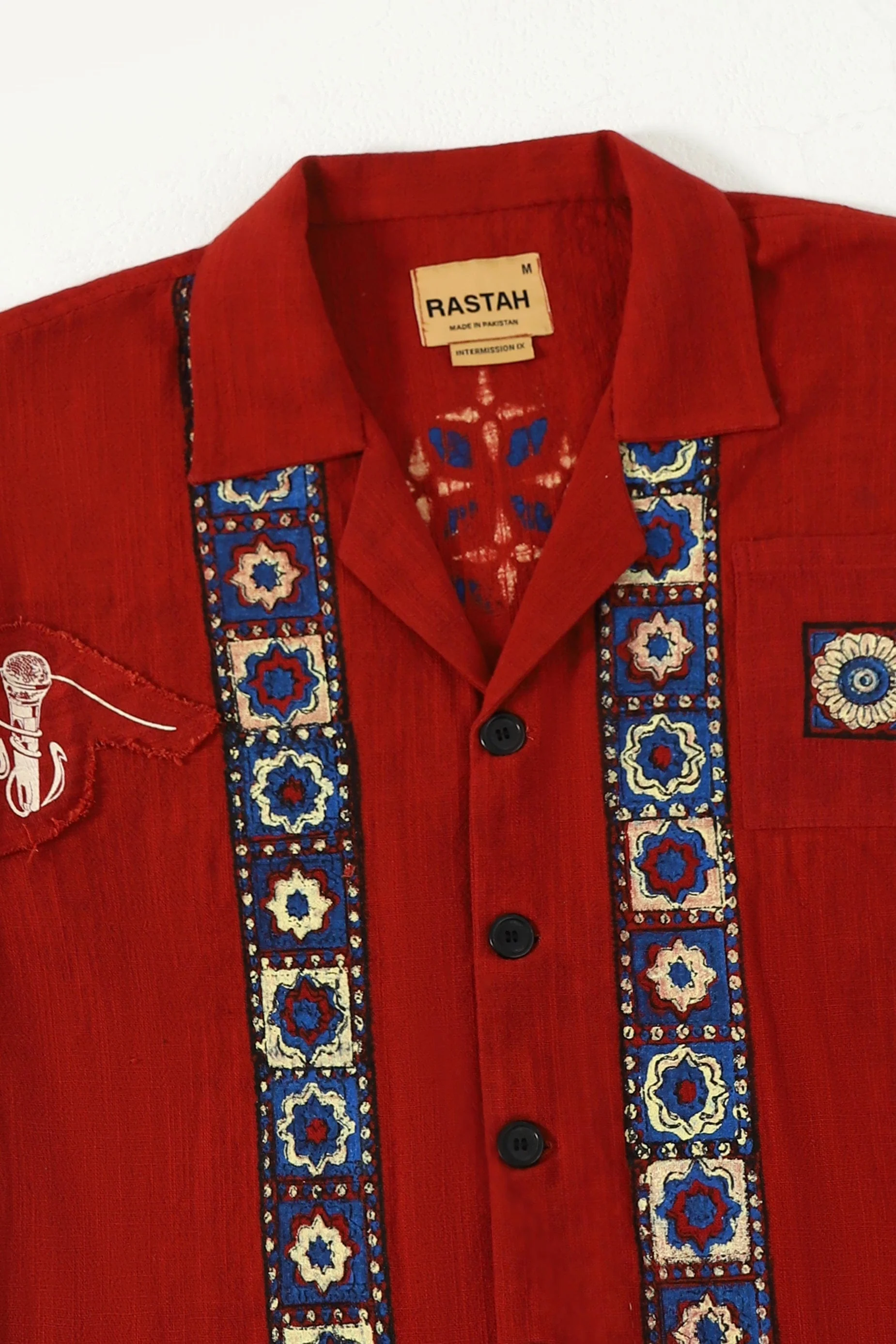 "Kahani" version 2 block print button-down - Image 10