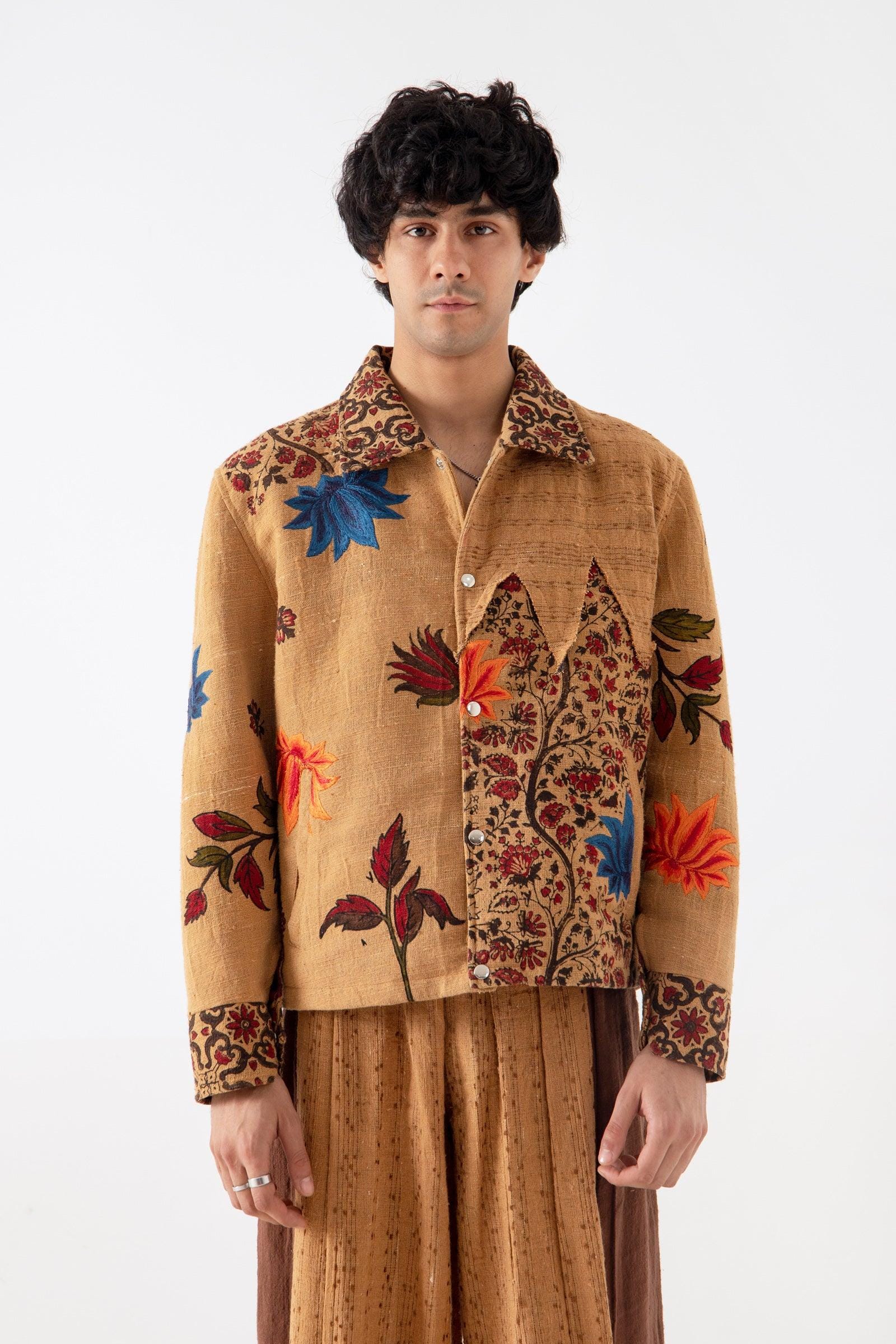 "Lahore with love" embroidered jacket - Image 4