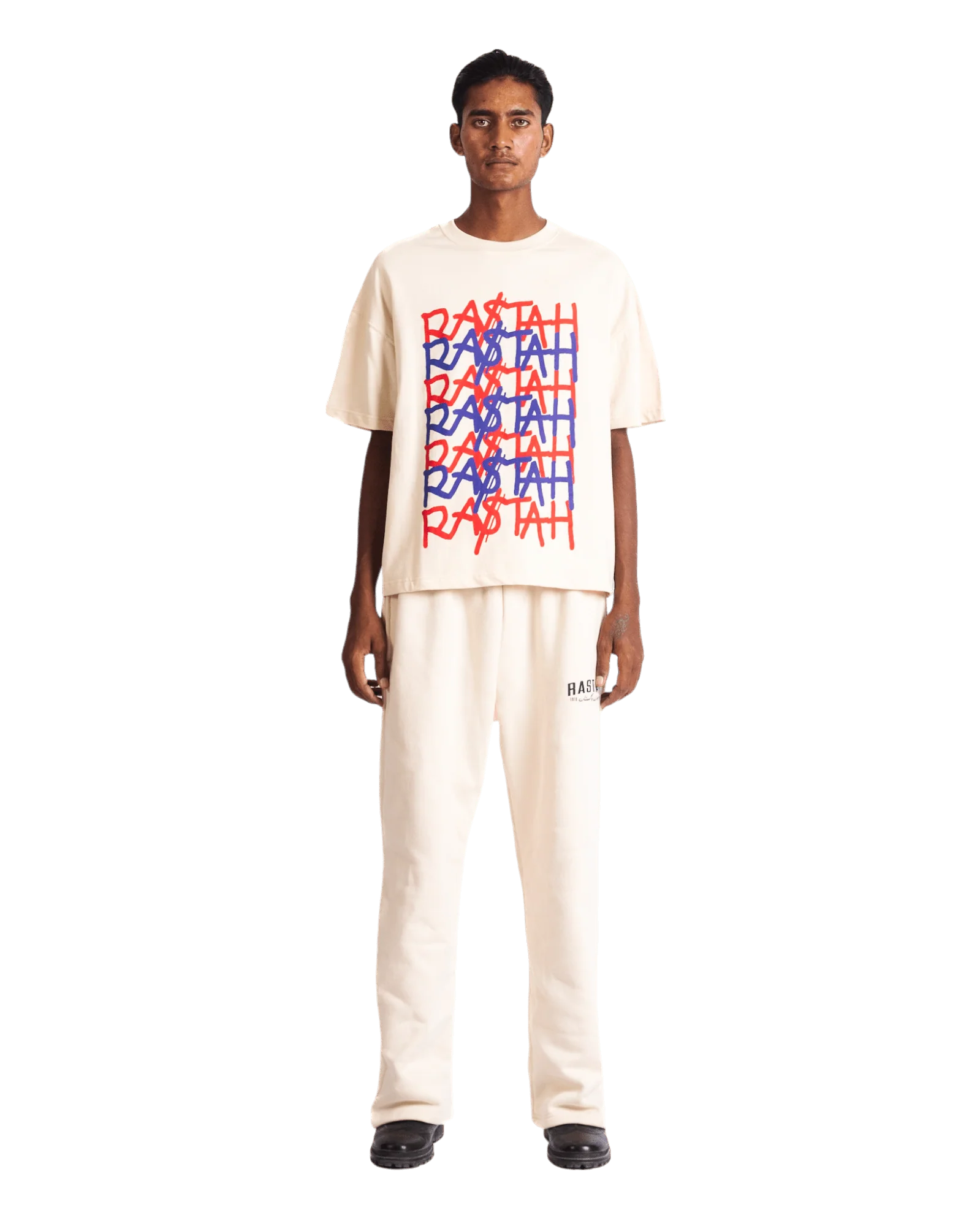 "Karachi nights" beige T-shirt - Image 5