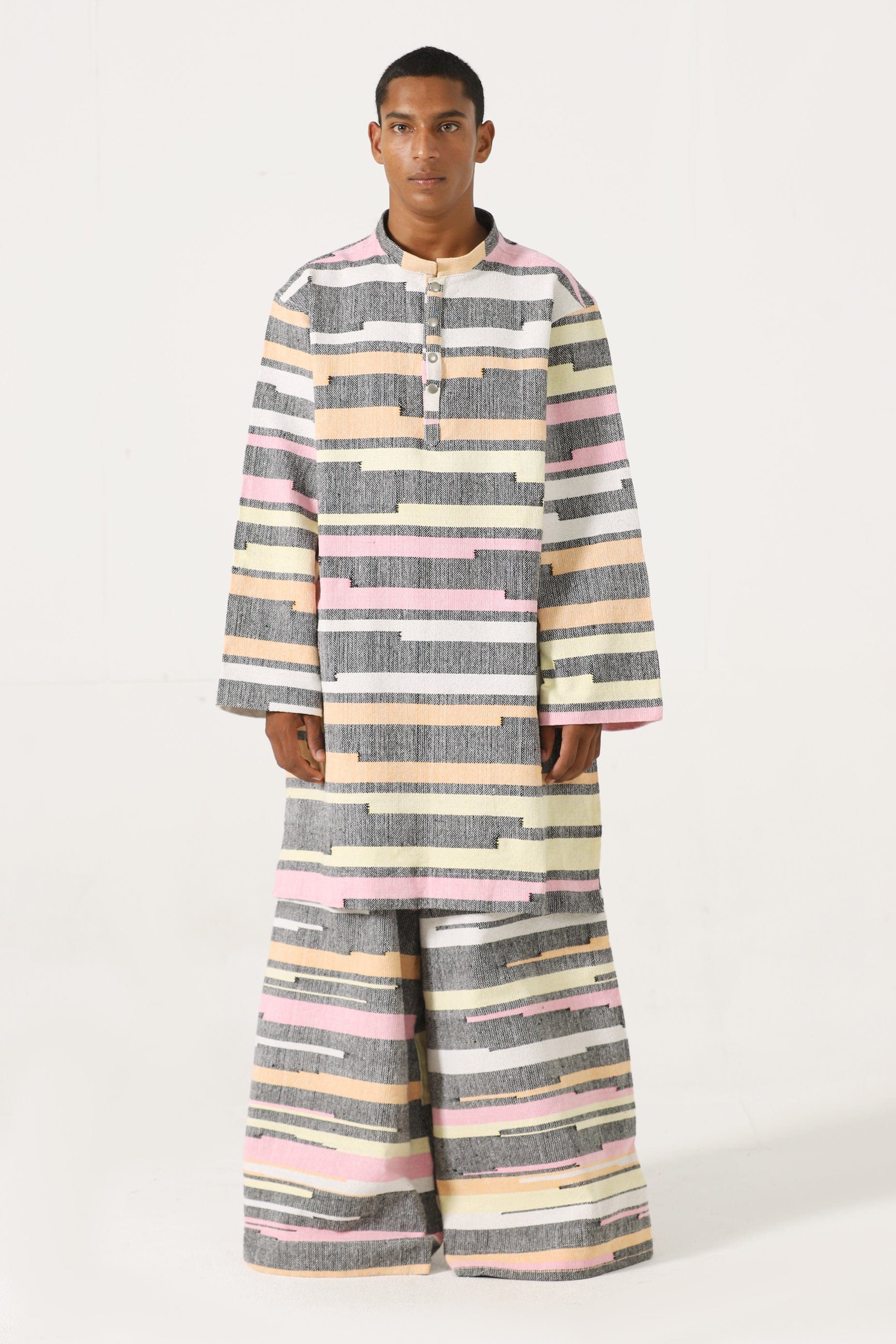 Kasuri jacquard kameez - Image 2