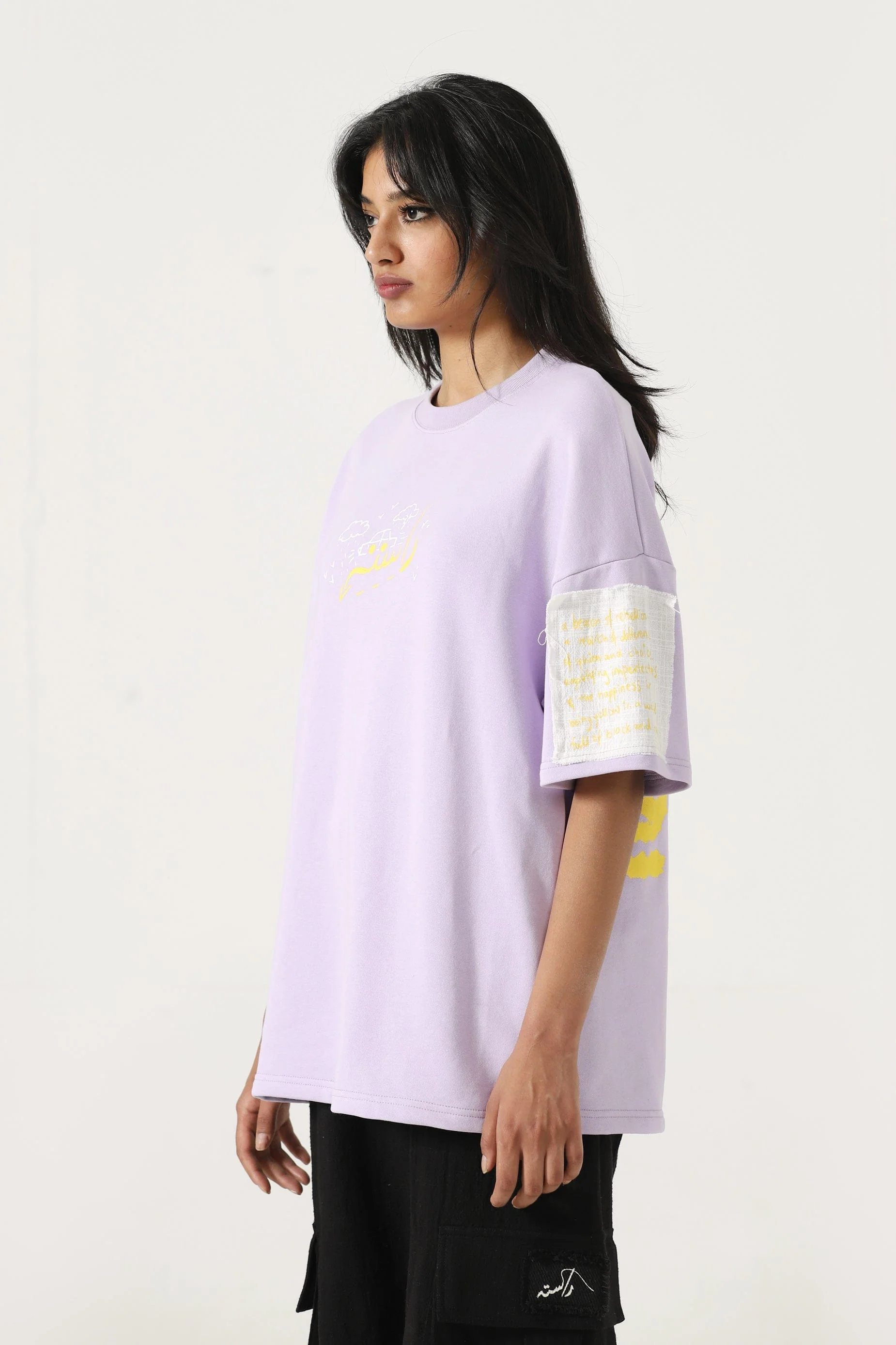 "My place" printed patchwork T-shirt - Image 8