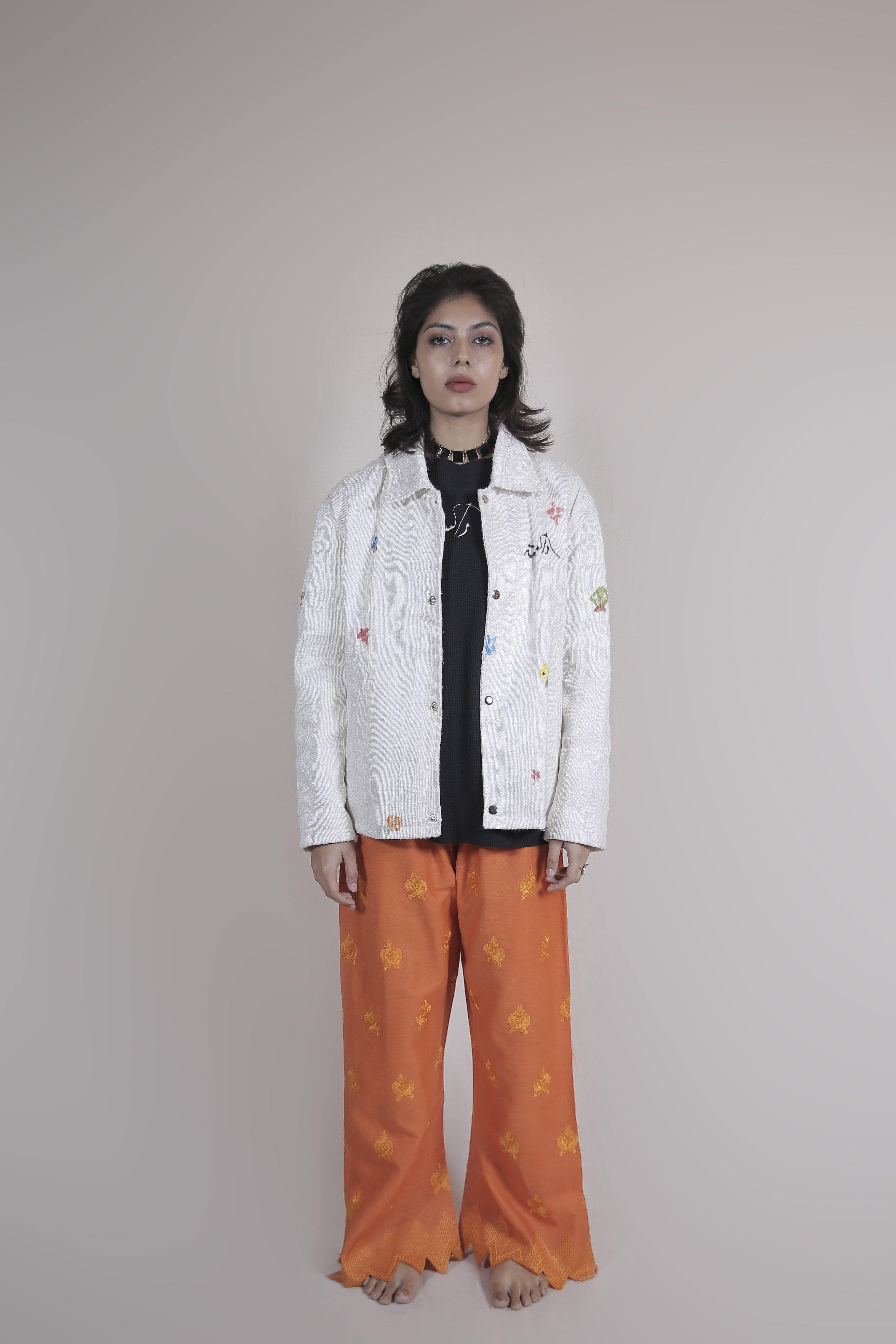 Lahori raw silk jacket - Image 6