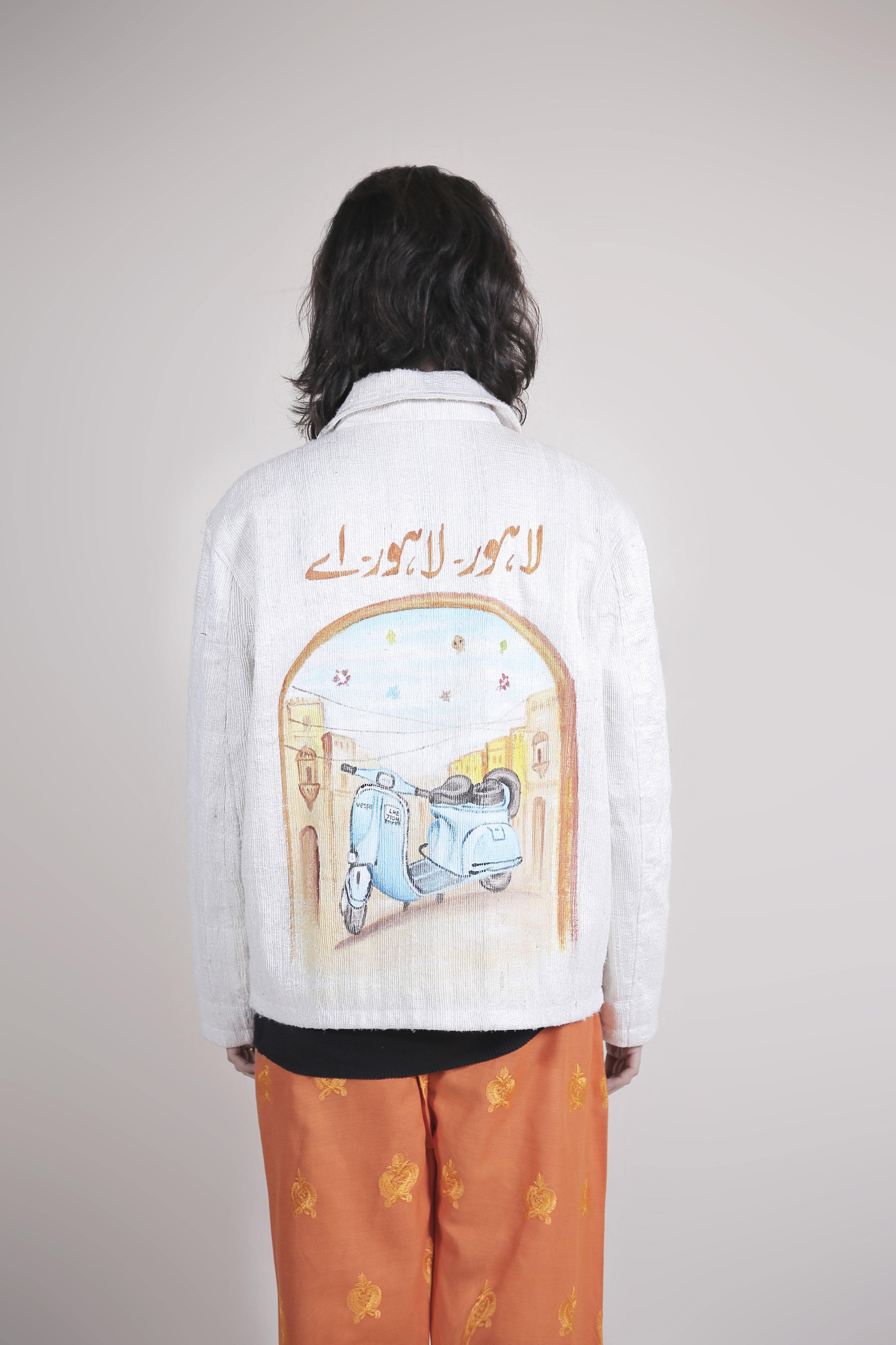 Lahori raw silk jacket - Image 8