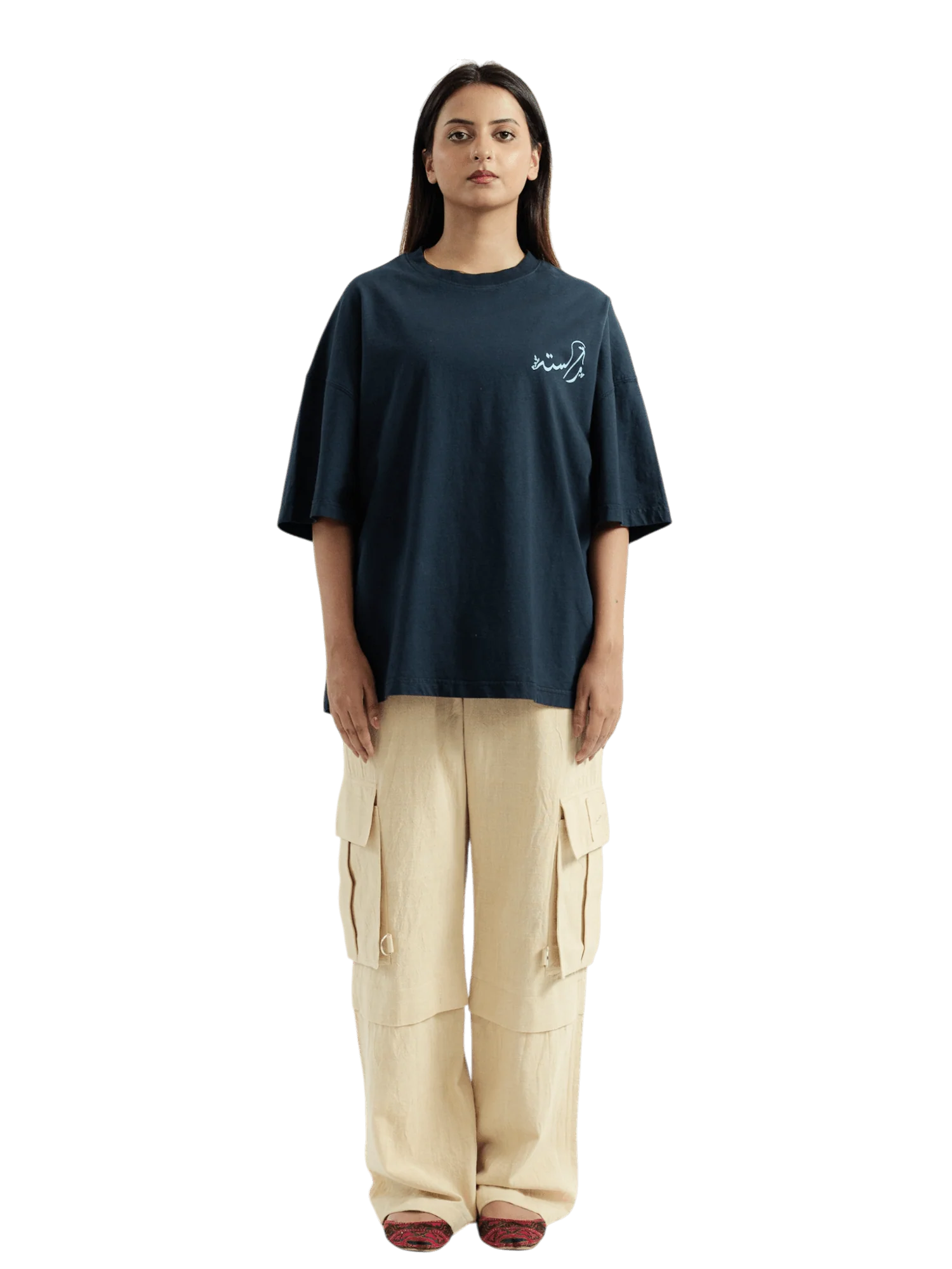 "Lost in symbols" graphic T-shirt - Image 9