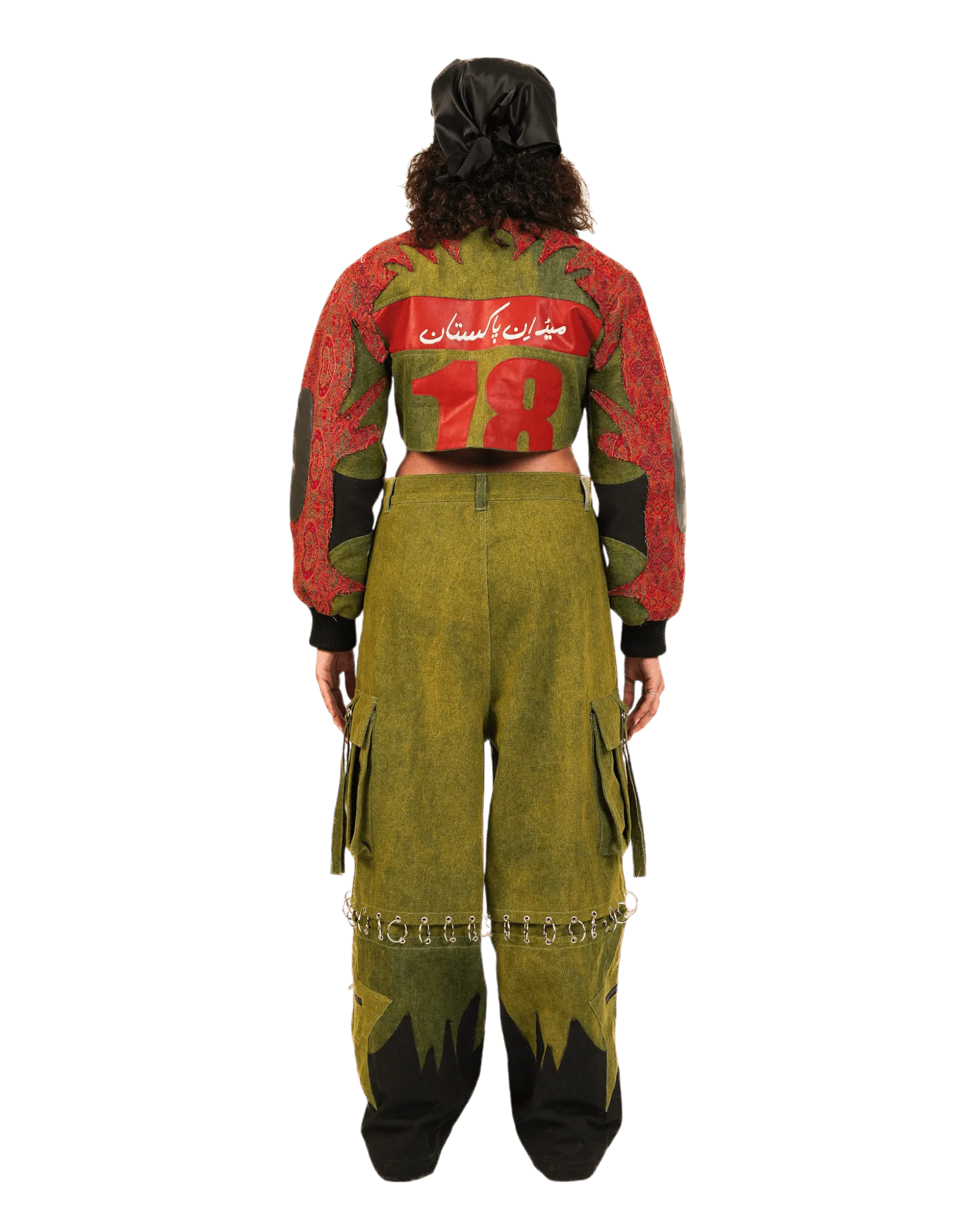 "Made in PAK" cropped jacket - Image 5