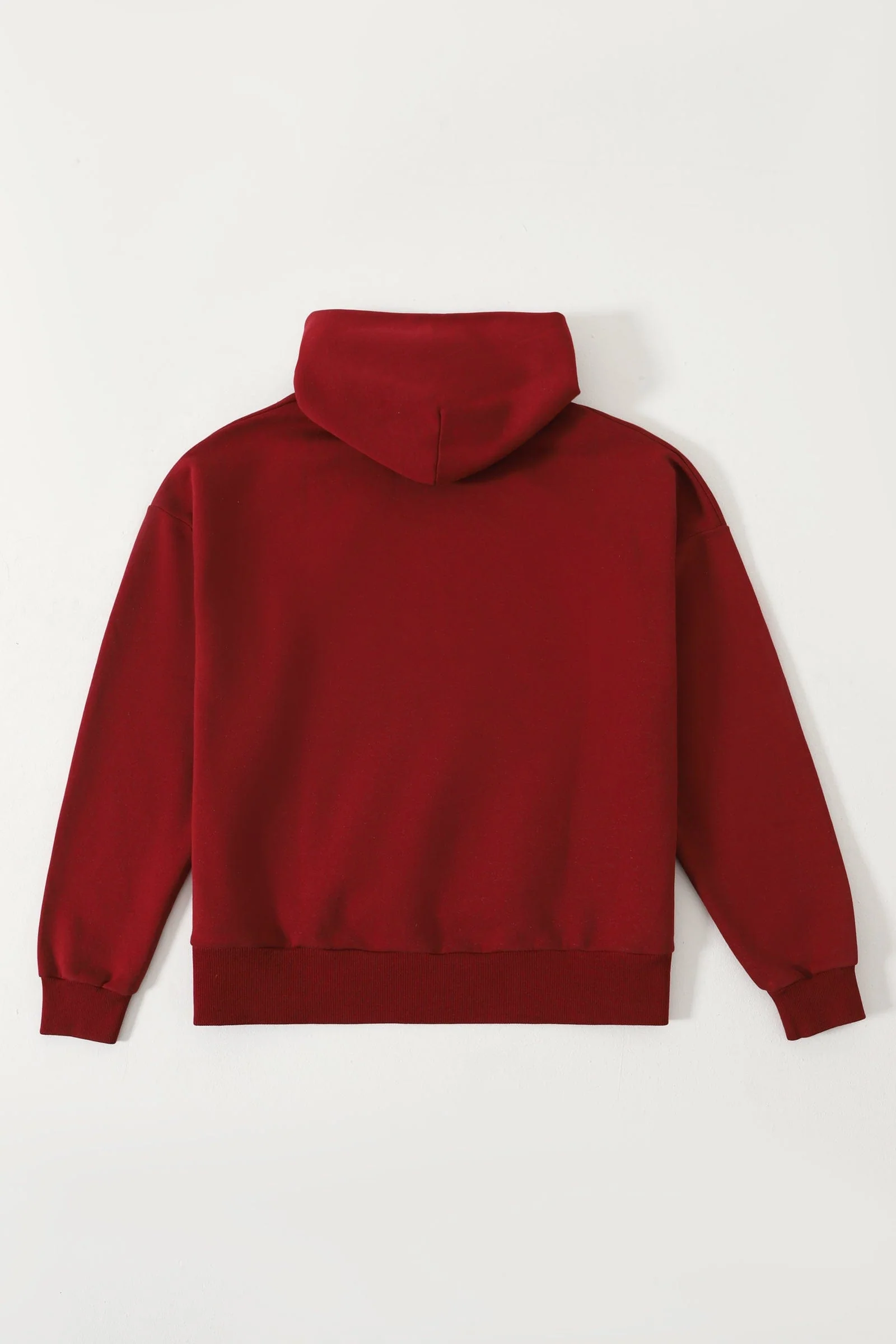 Maroon logo hoodie - Image 5