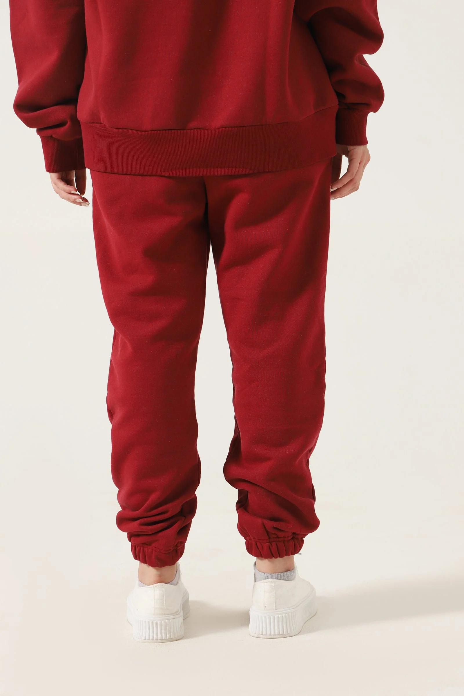 Maroon logo trousers - Image 8