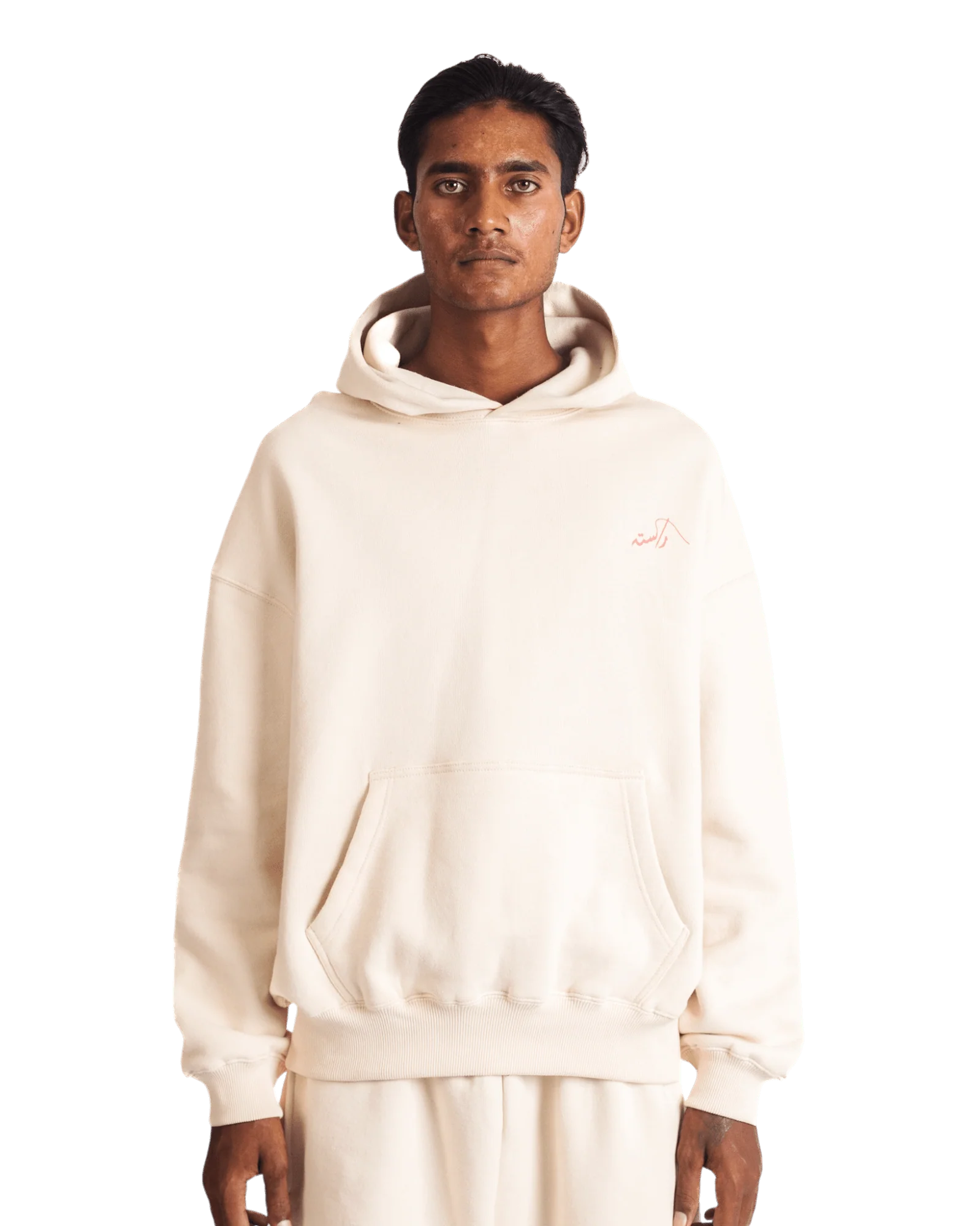 "Metropolis dream" beige hoodie - Image 5