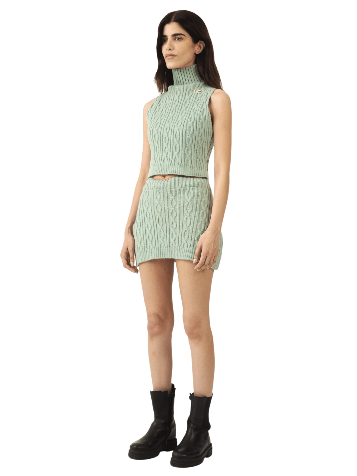 Mint green jacquard tank - Image 7
