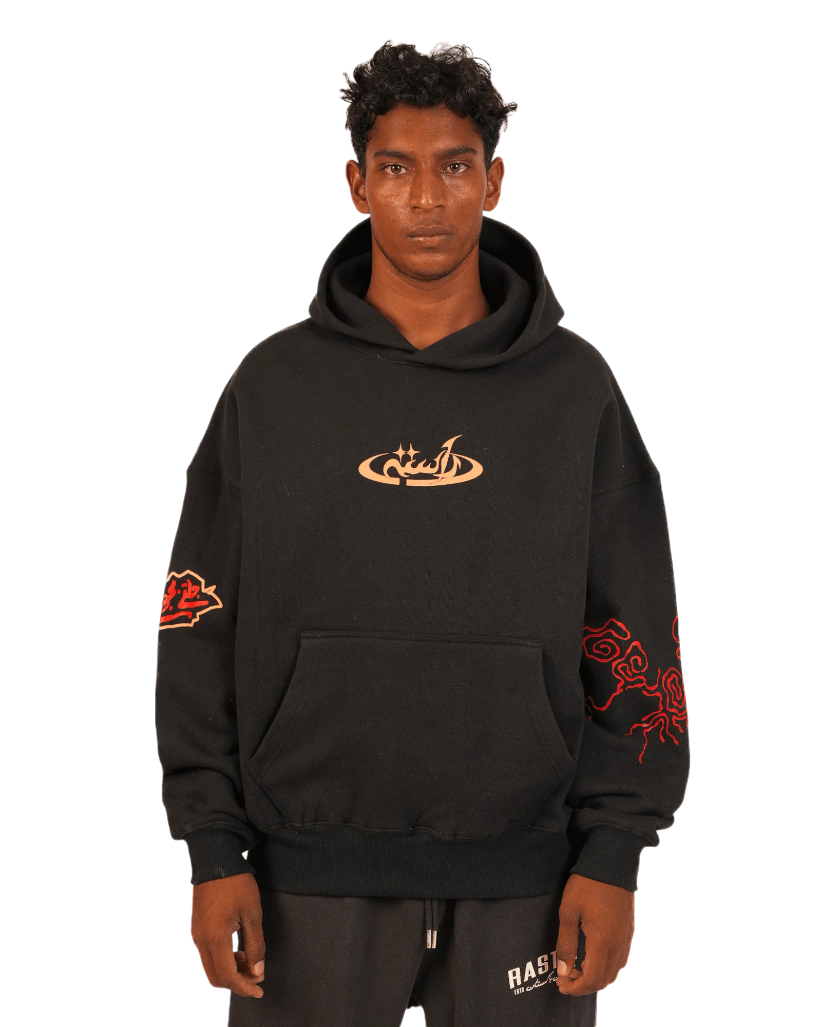 "Molten" black hoodie - Image 4