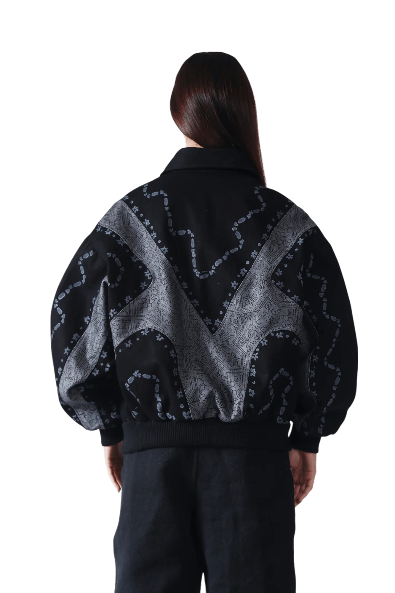 Monochrome panels jacket - Image 14