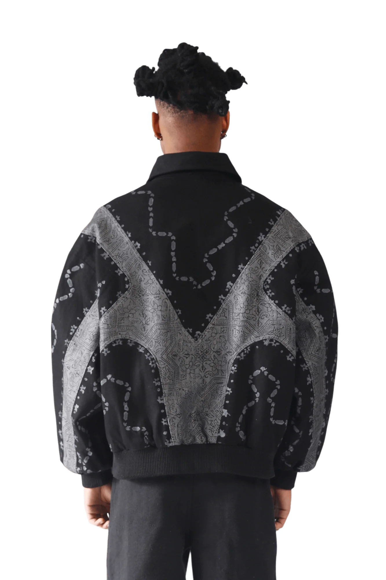 Monochrome panels jacket - Image 8