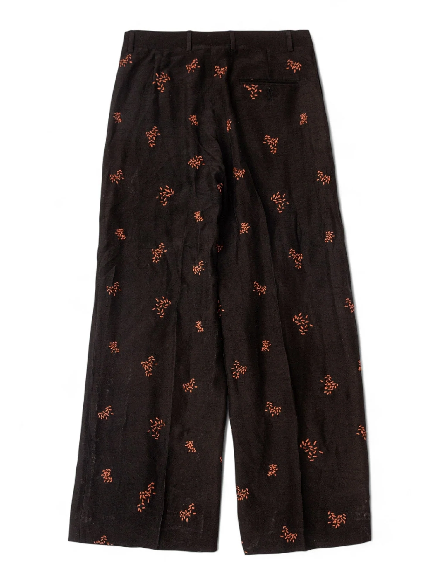 Moonlit garden silk pants - Image 3