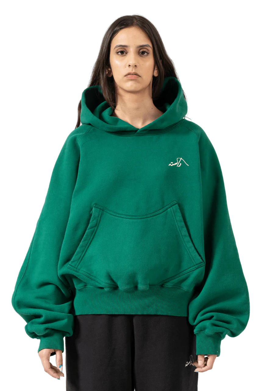 Moss green made in PAK hoodie (V2) - Image 3