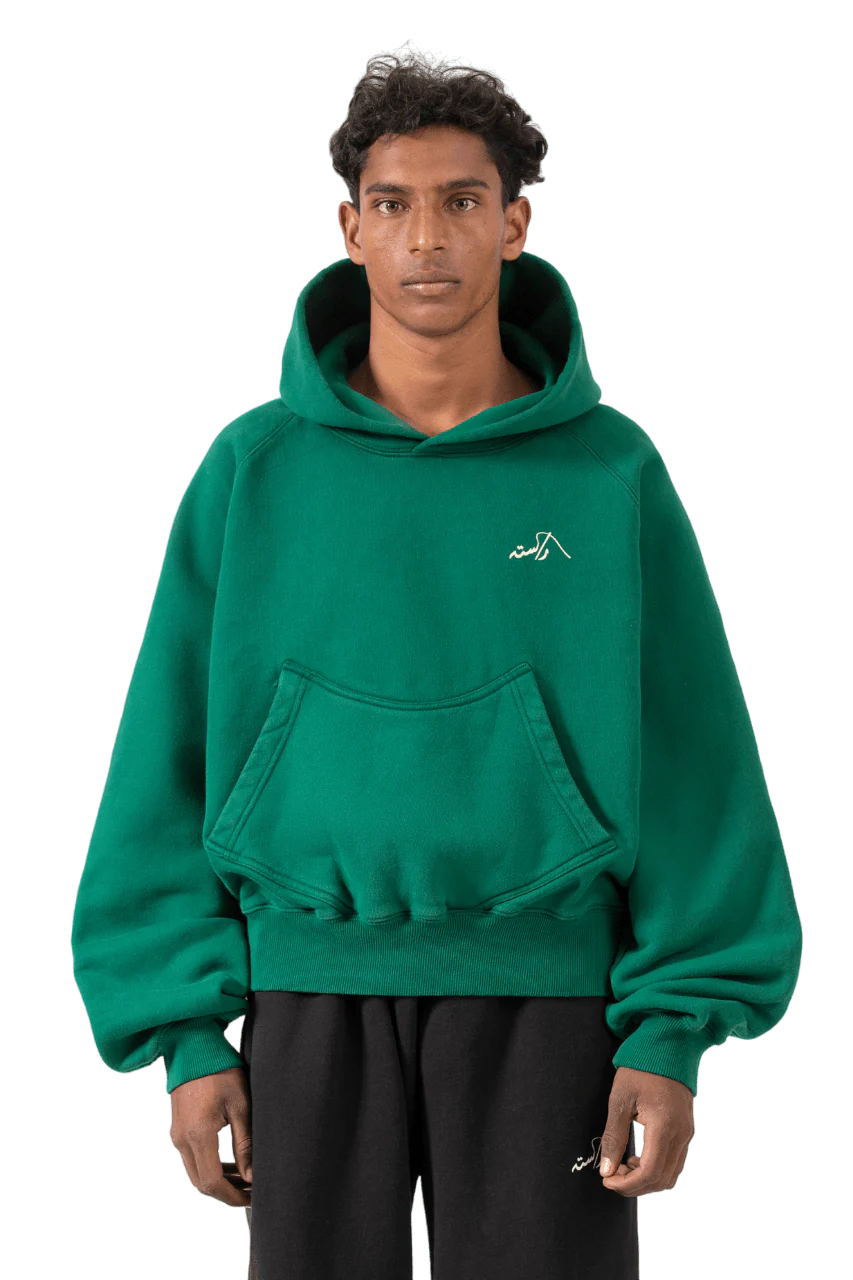 Moss green made in PAK hoodie (V2) - Image 4