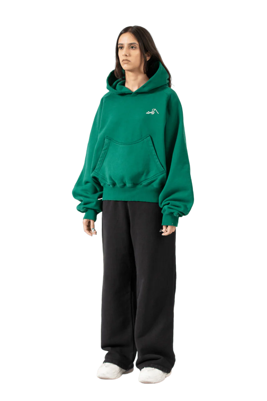 Moss green made in PAK hoodie (V2) - Image 7