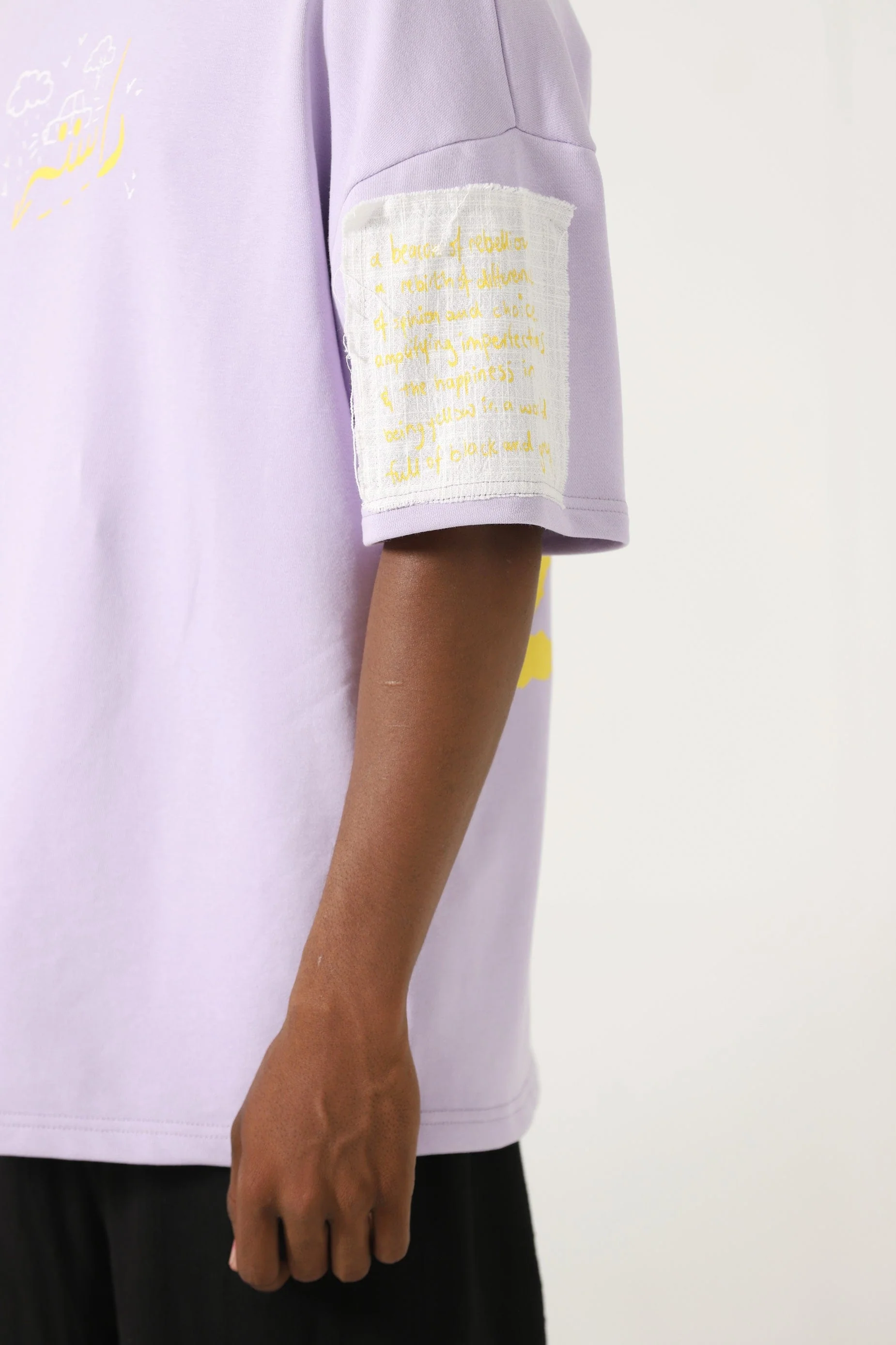 "My place" printed patchwork T-shirt - Image 14