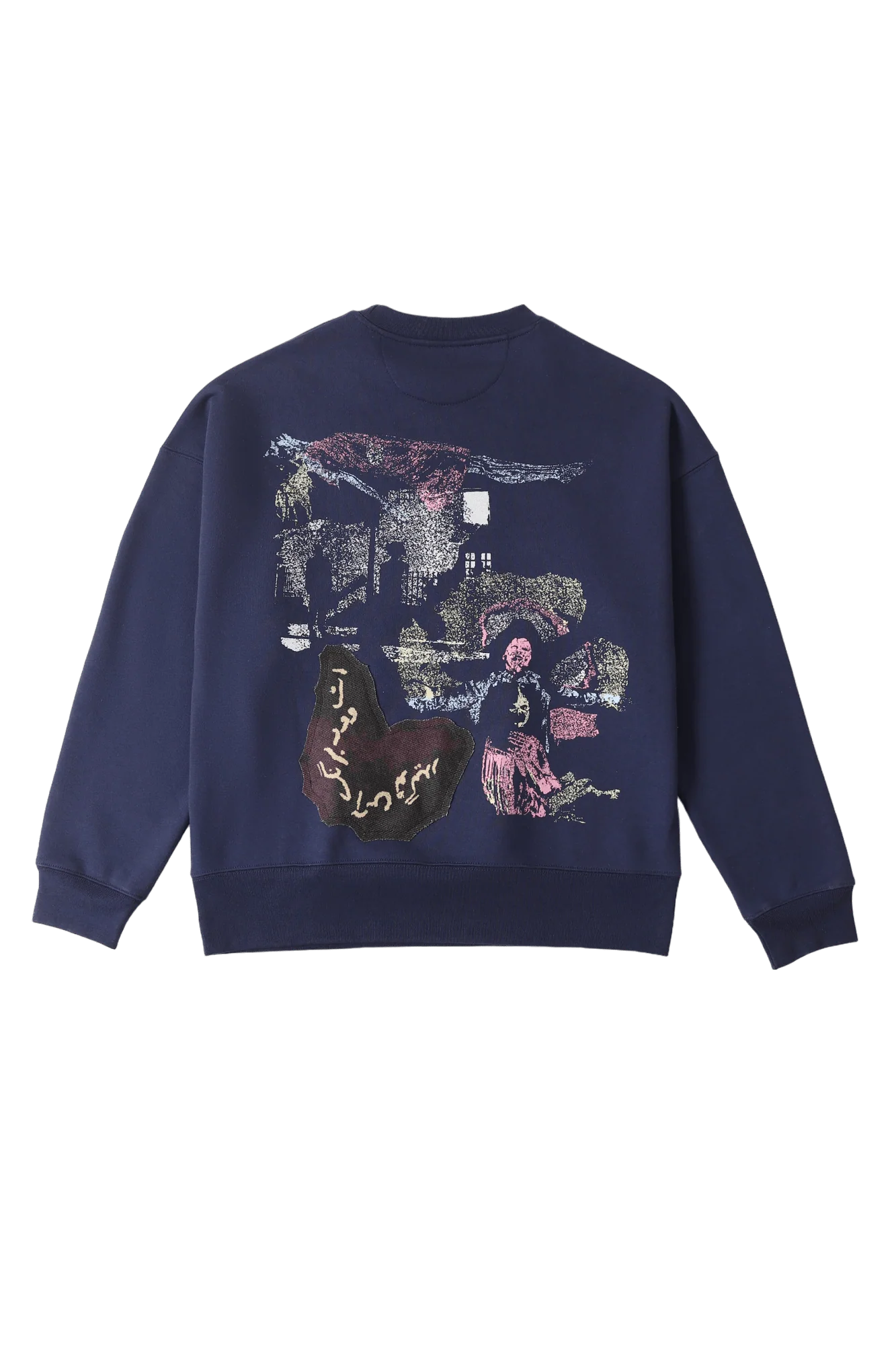 "Spirits" screen printed sweatshirt - Image 11