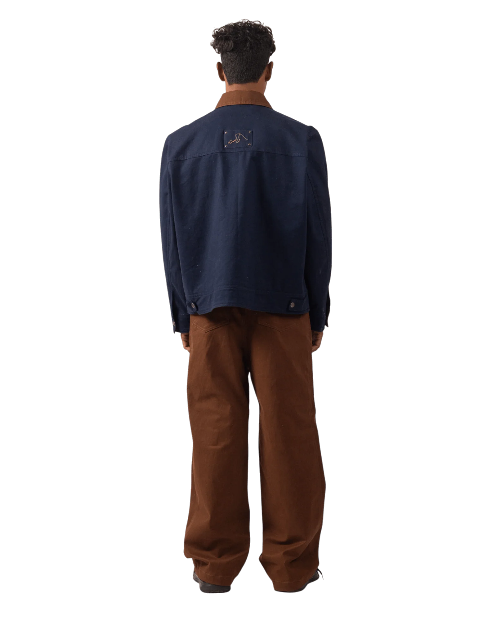 Navy blue twill jacket - Image 8