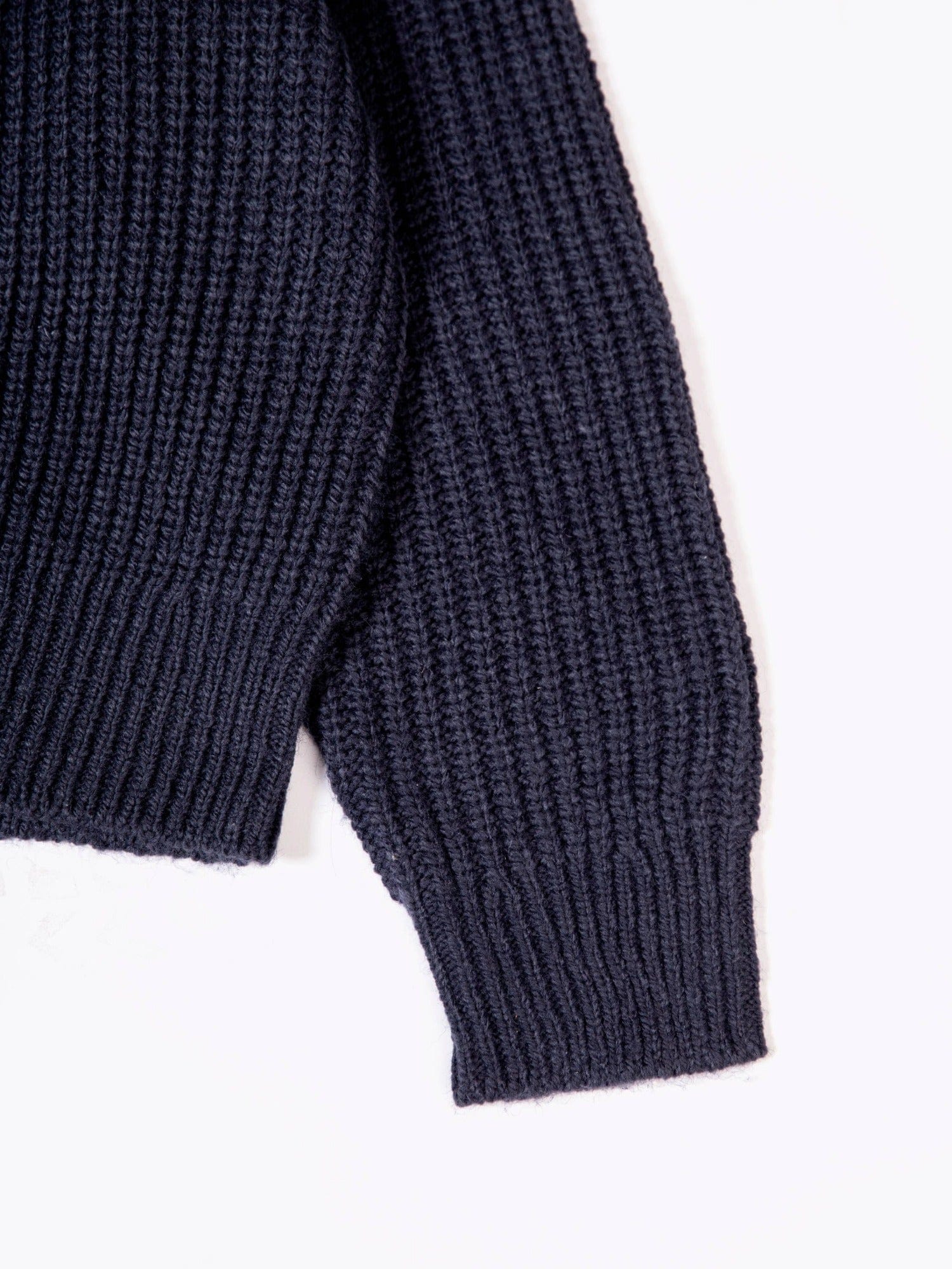 Navy chunky knit logo sweater - Image 12